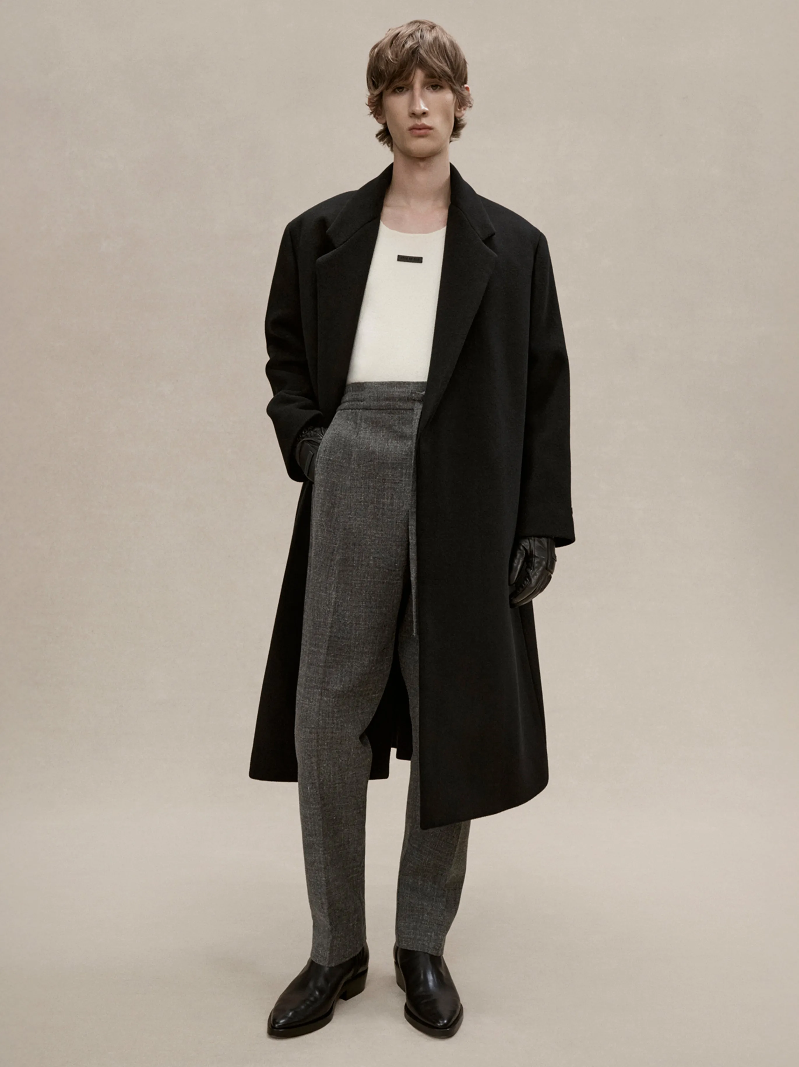 Melton Wool Overcoat sold by Fear of God