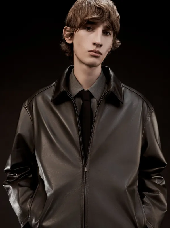 Leather Rider Jacket sold by Fear of God