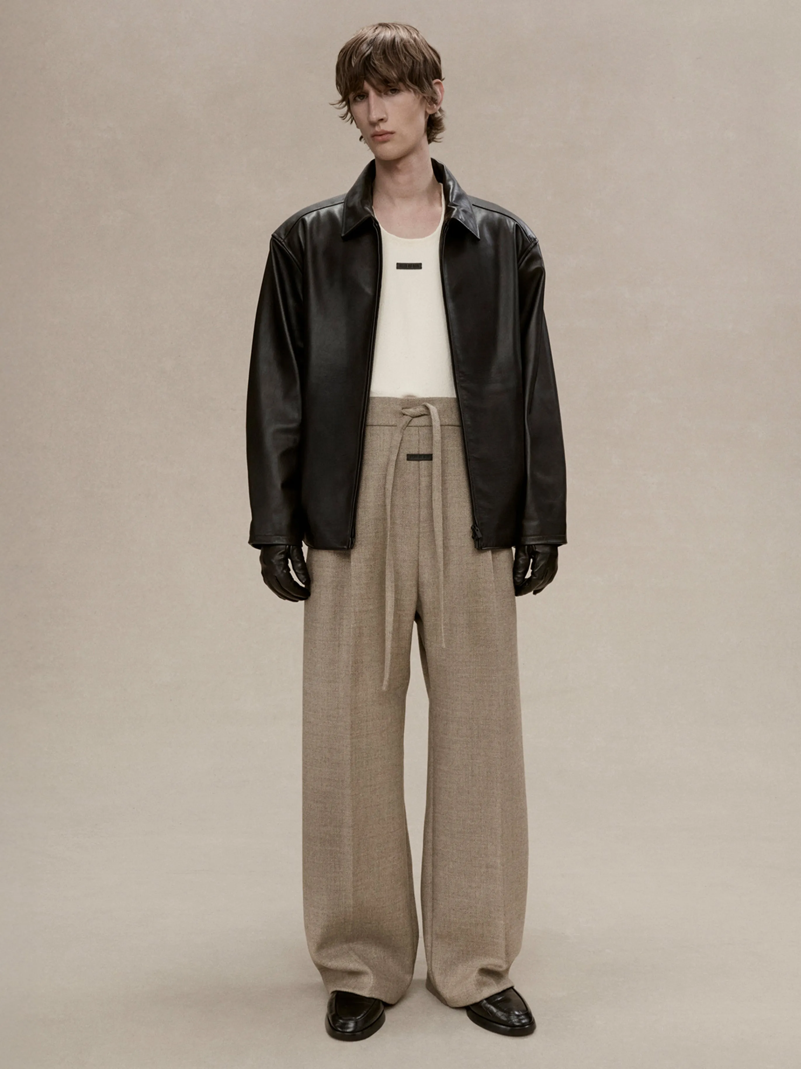 Leather Rider Jacket sold by Fear of God product image thumbnail 4