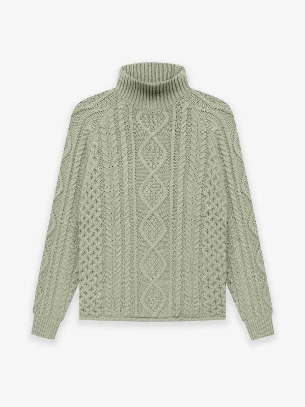 Cable Knit Turtleneck sold by Fear of God