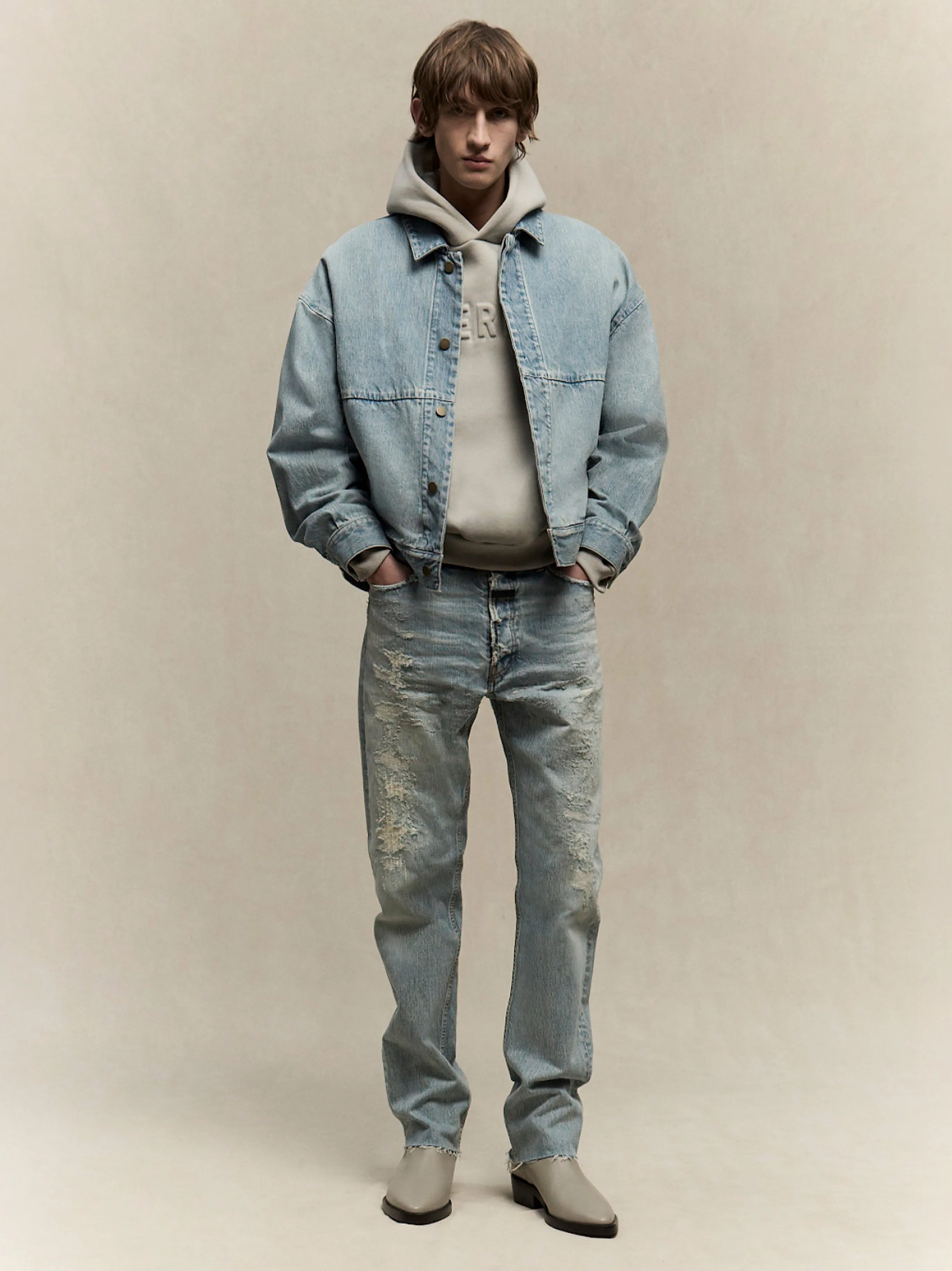 Denim Trucker Jacket sold by Fear of God