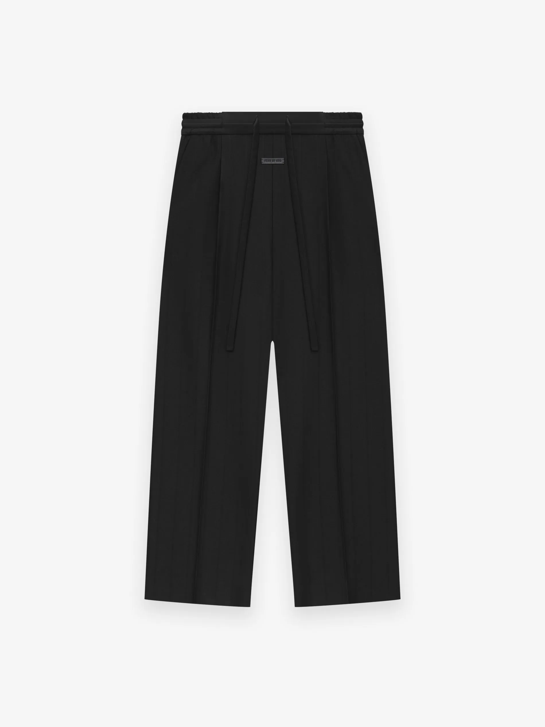 Pintstripe Drawstring Wide Leg Pant sold by Fear of God