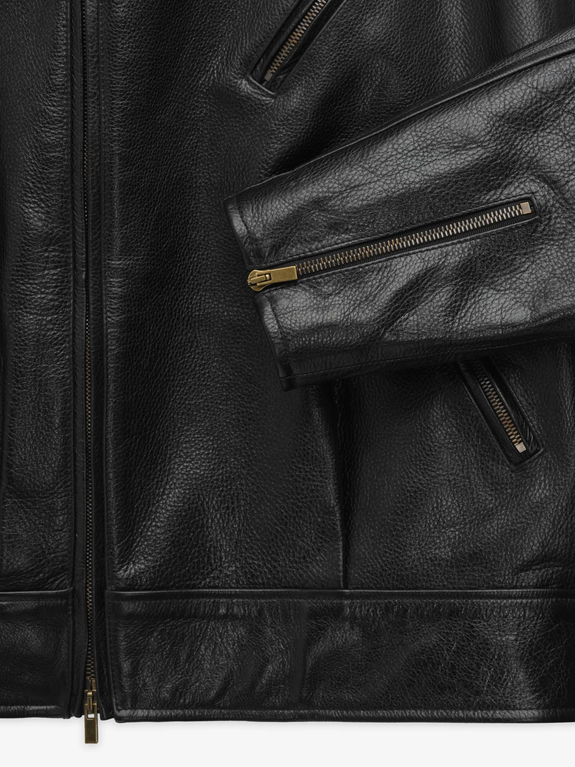 Leather Motorcycle Jacket sold by Fear of God product image thumbnail 5