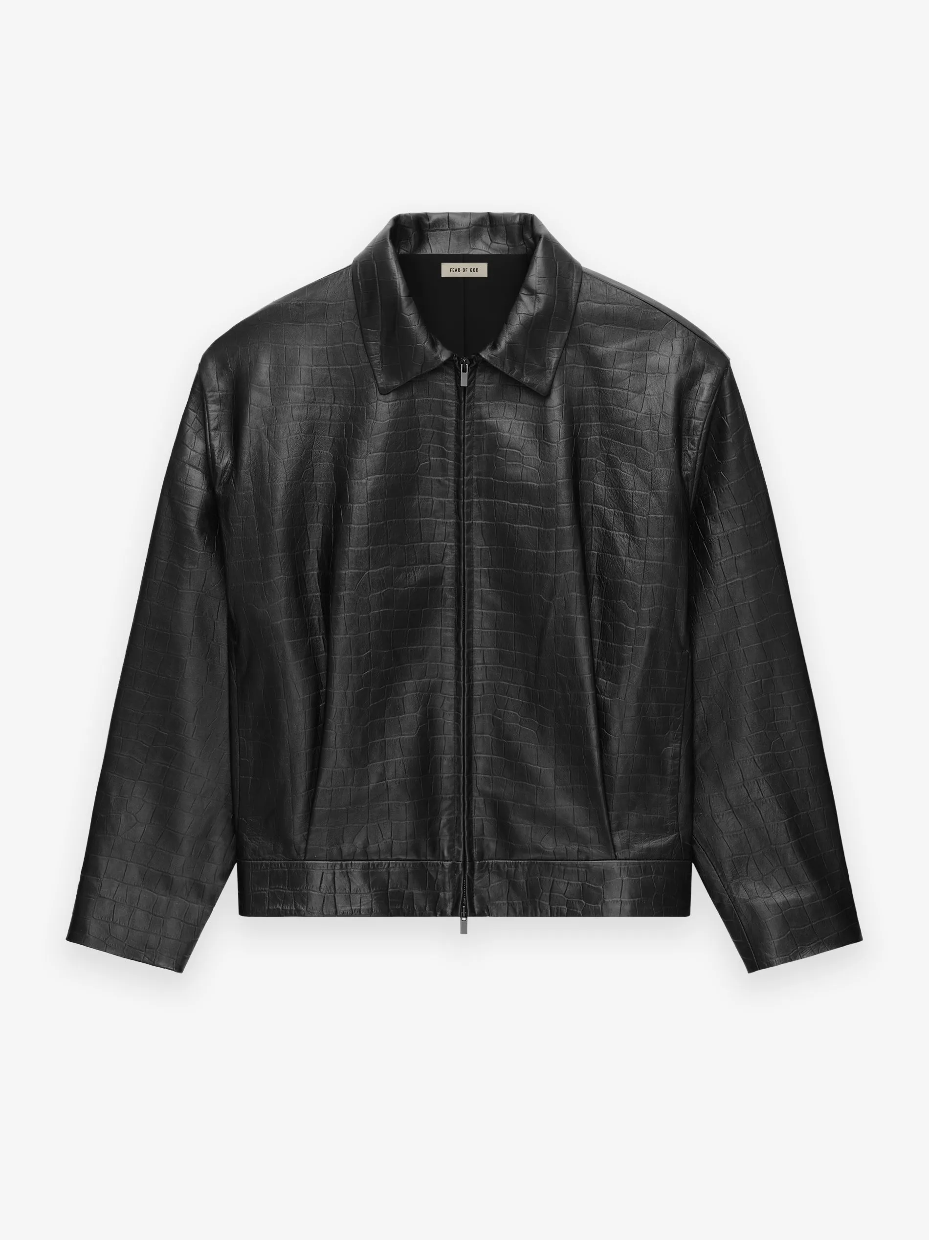 Crocodile Embossed Leather Jacket sold by Fear of God product image thumbnail 2