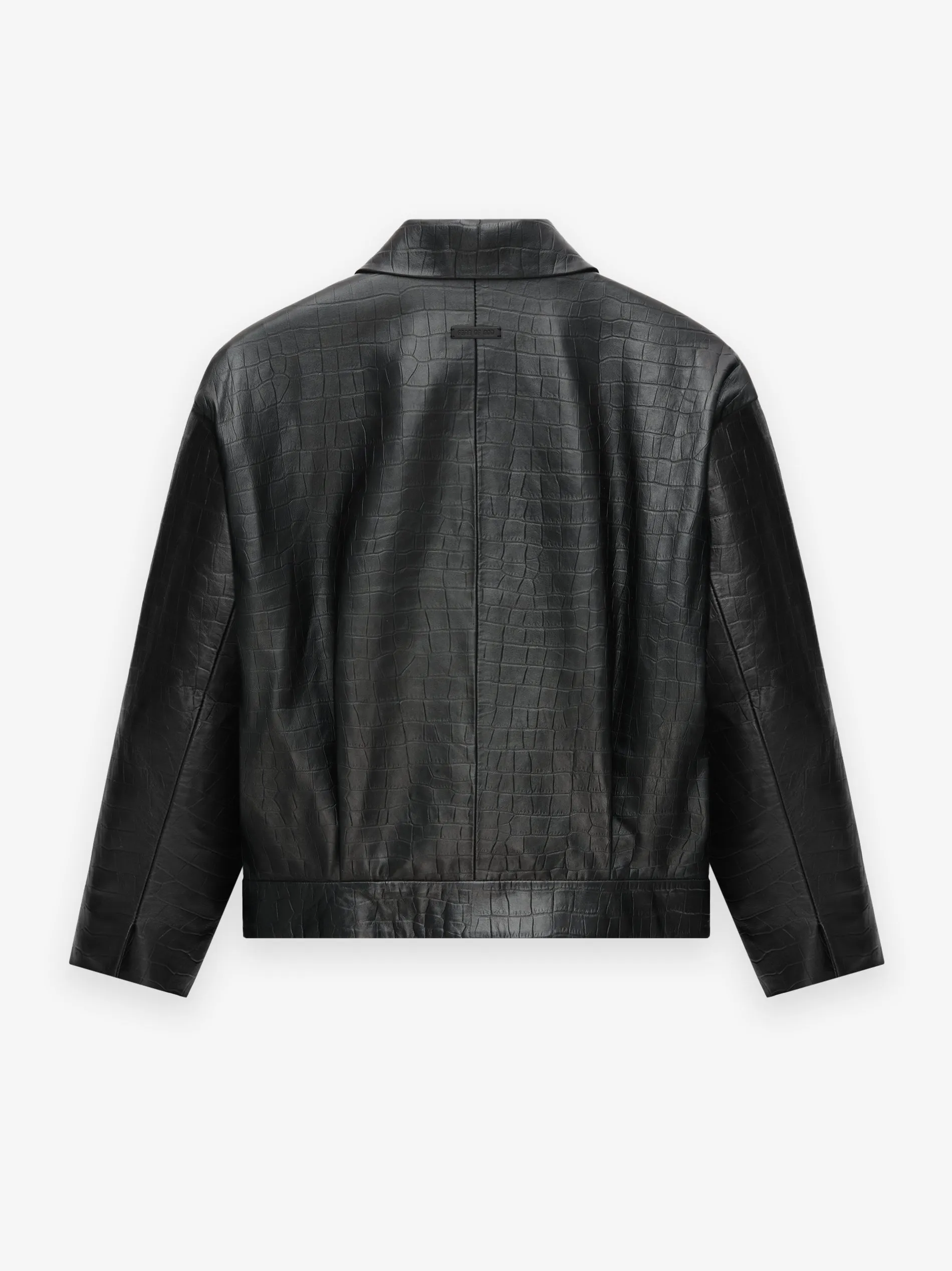 Crocodile Embossed Leather Jacket sold by Fear of God product image thumbnail 3