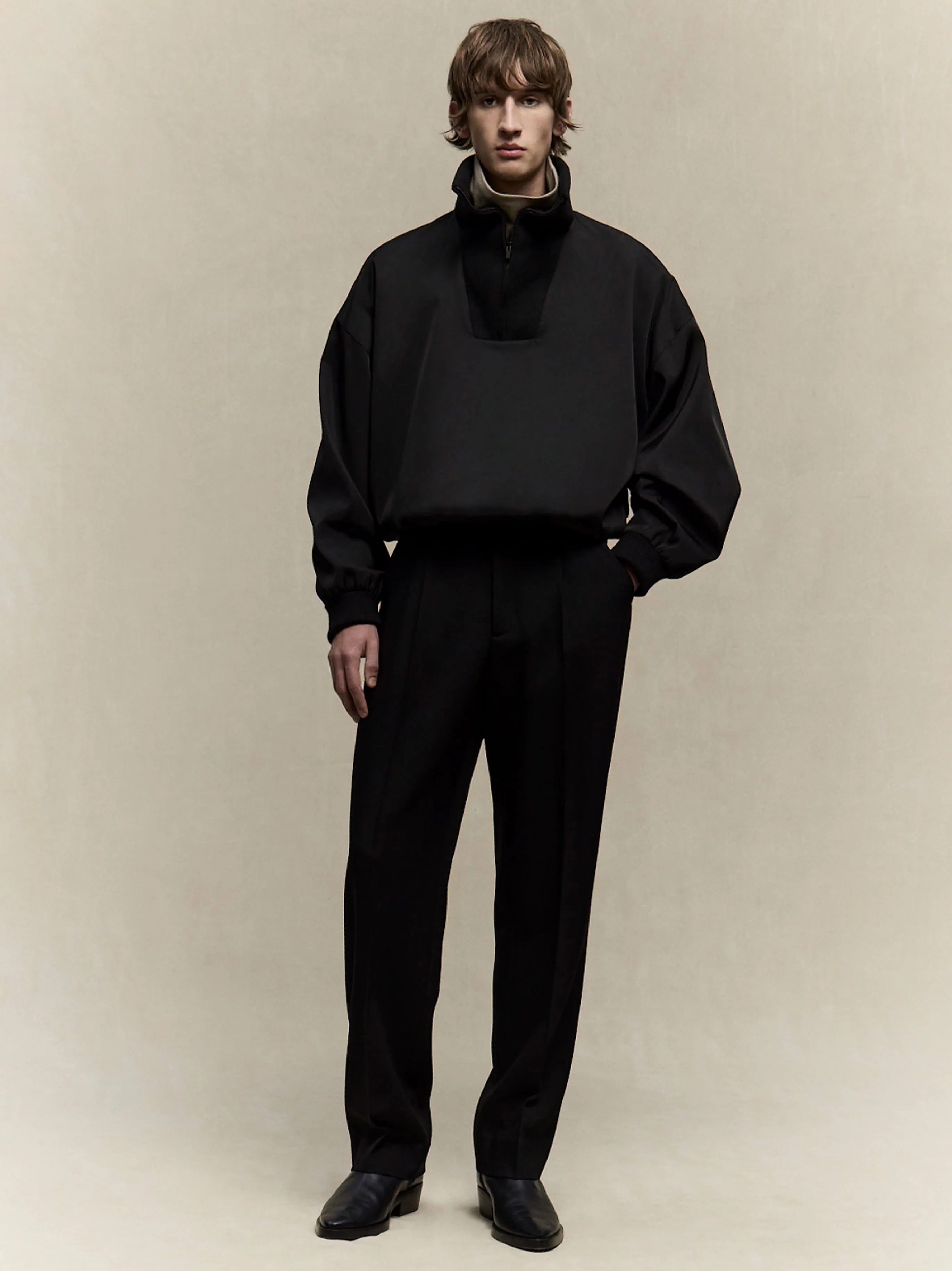 Nylon Wool High Neck Pullover sold by Fear of God