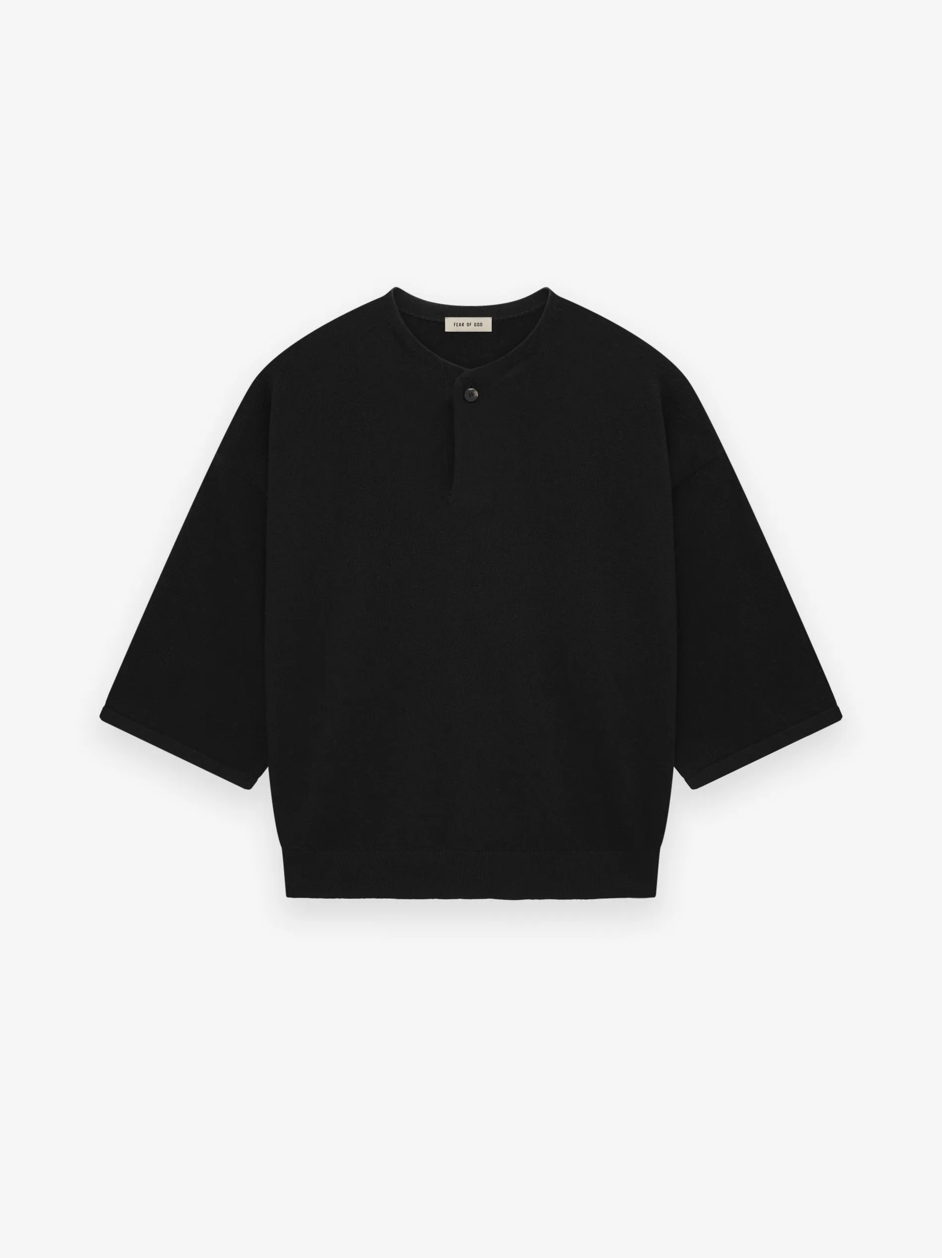 Fine Knit Henley Tee sold by Fear of God product image thumbnail 2