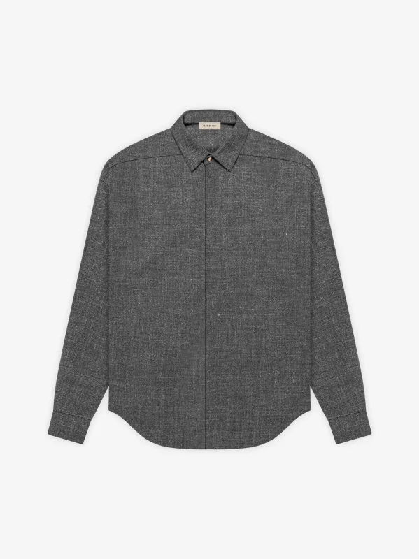 Wool Linen Button Up Shirt sold by Fear of God