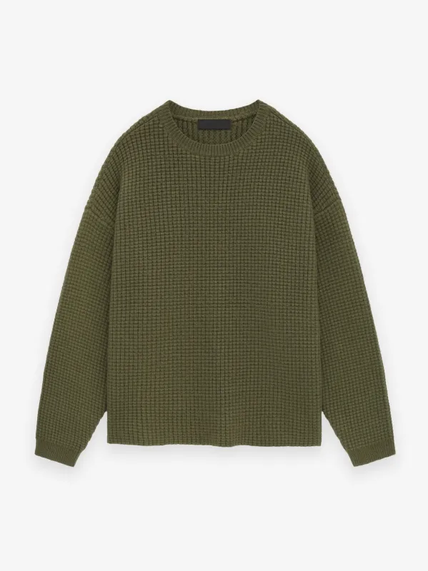 Heavy Waffle Crewneck Sweater sold by Fear of God