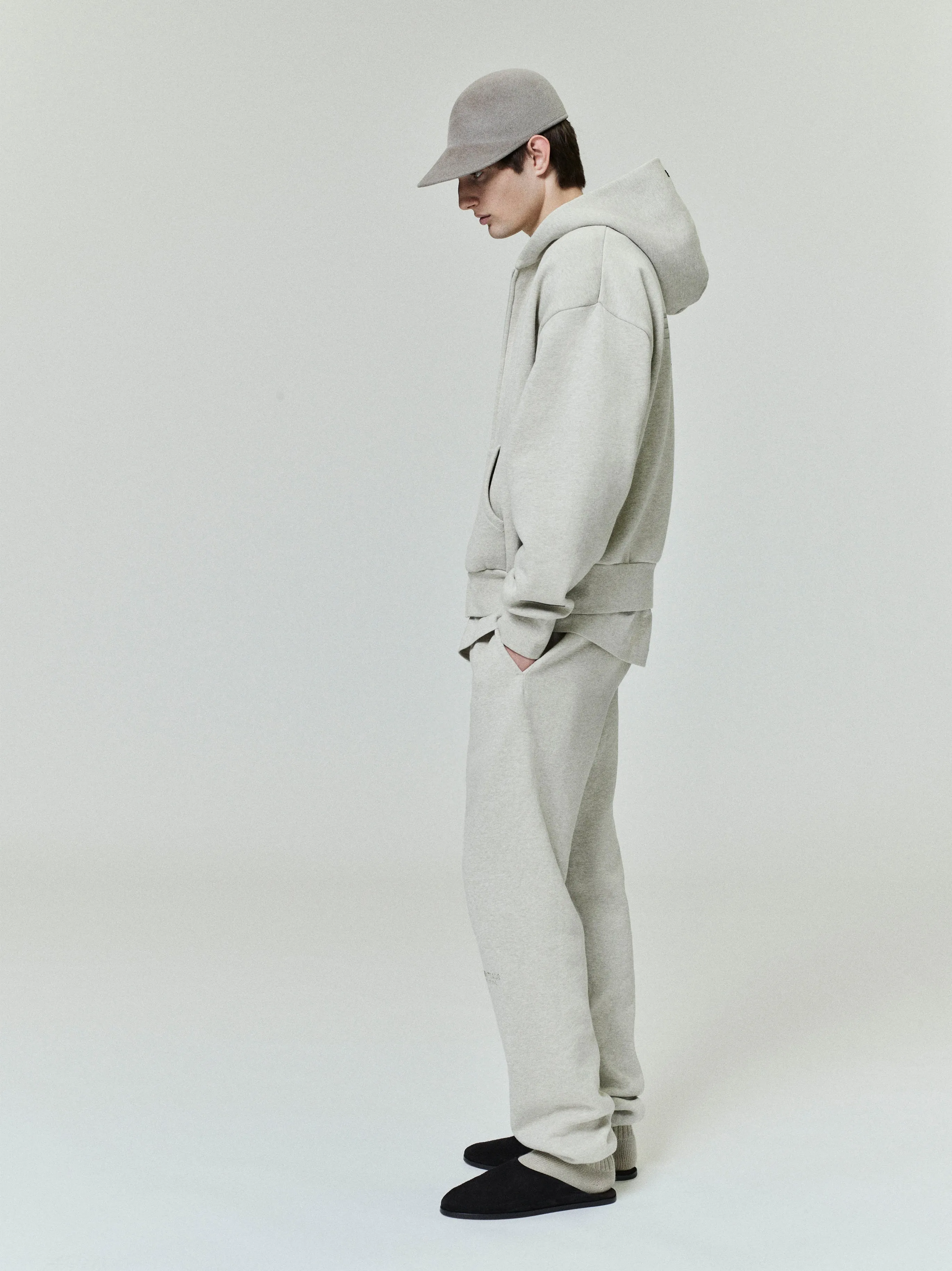 Classic Fleece Zip-Up Hoodie sold by Fear of God product image thumbnail 2