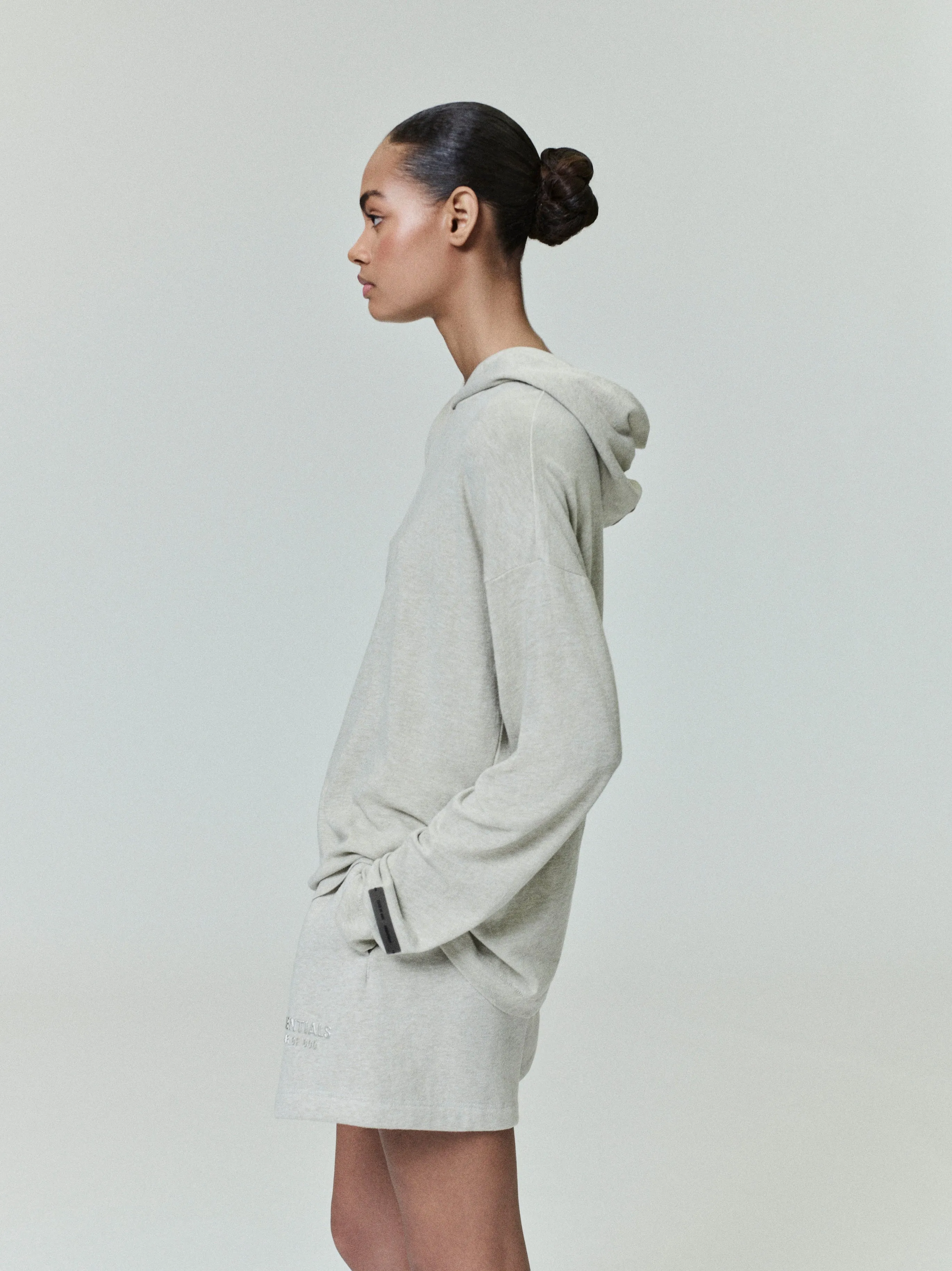 Womens Long Sleeve Jersey Hoodie sold by Fear of God