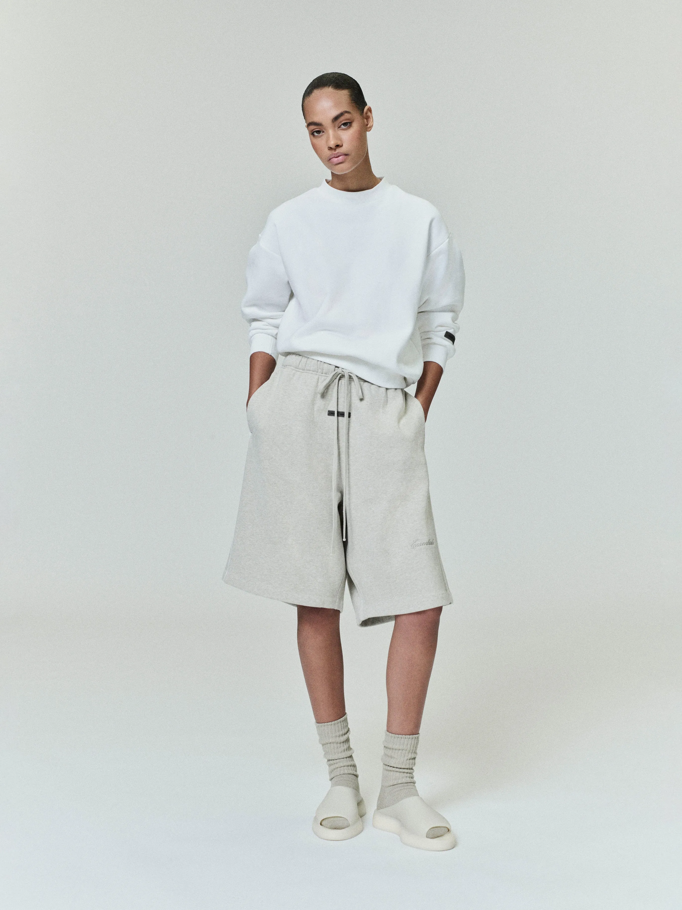 Relaxed Fleece Sweatshort With Piping sold by Fear of God