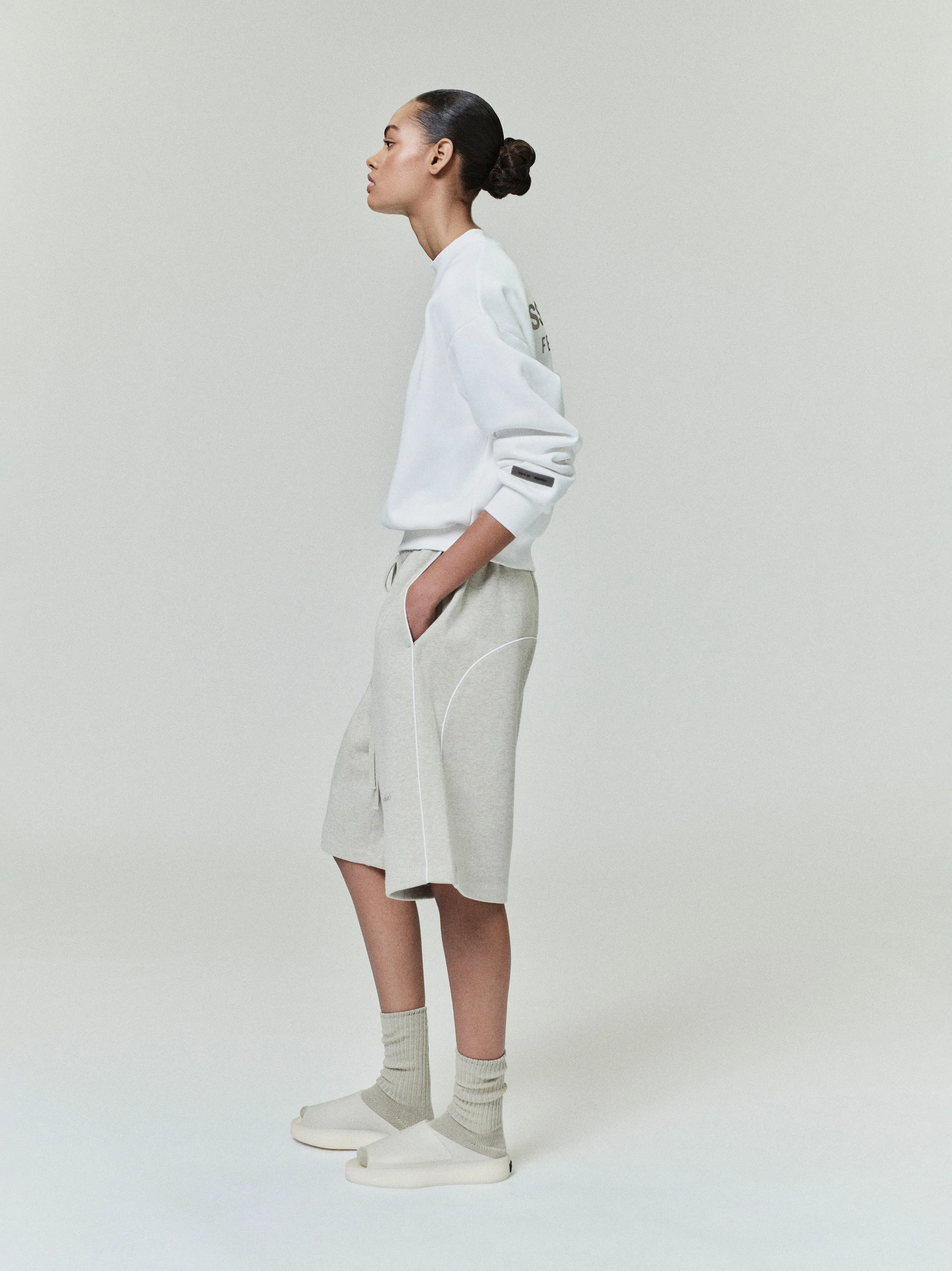 Relaxed Fleece Sweatshort With Piping sold by Fear of God product image thumbnail 2