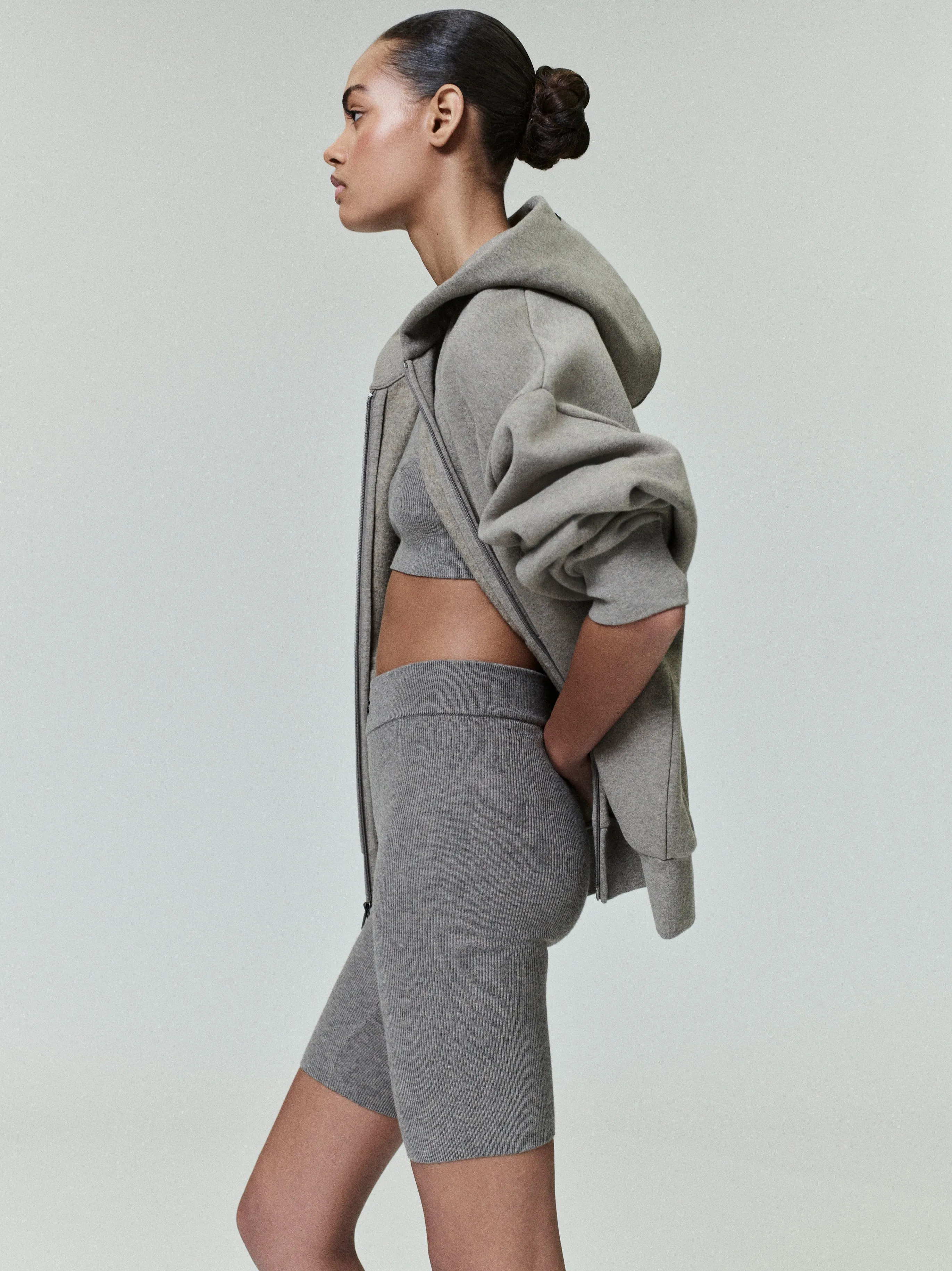 Classic Fleece Zip-Up Hoodie sold by Fear of God product image thumbnail 2