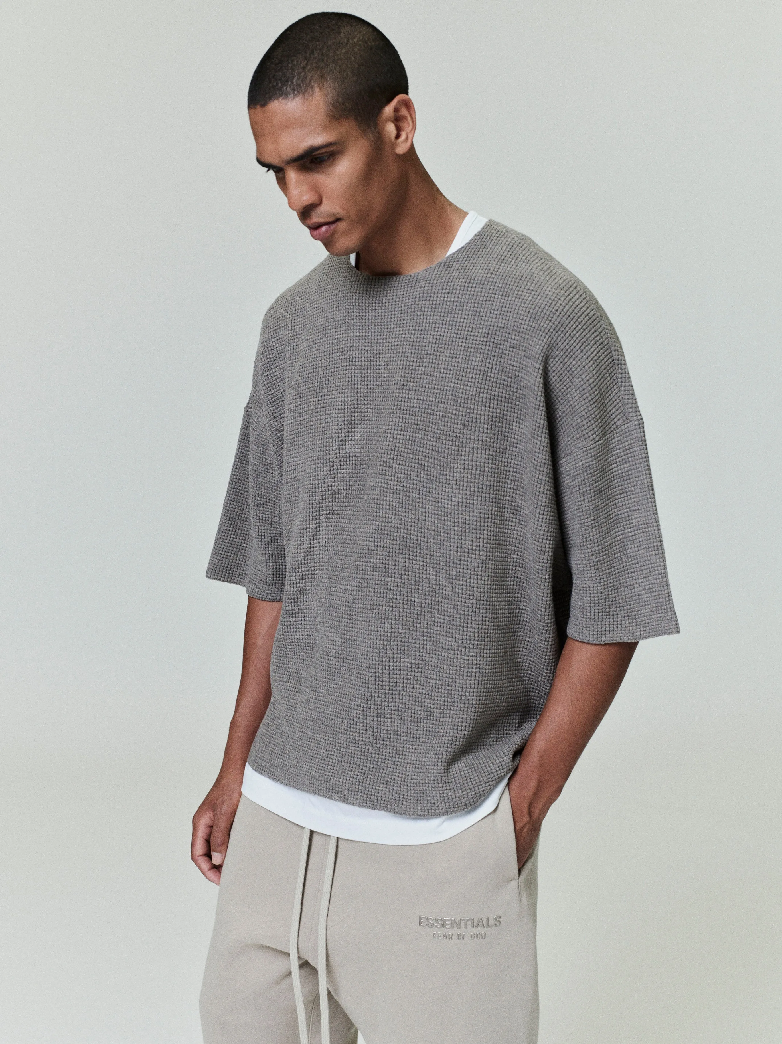 Waffle Short Sleeve Sweater sold by Fear of God product image thumbnail 2