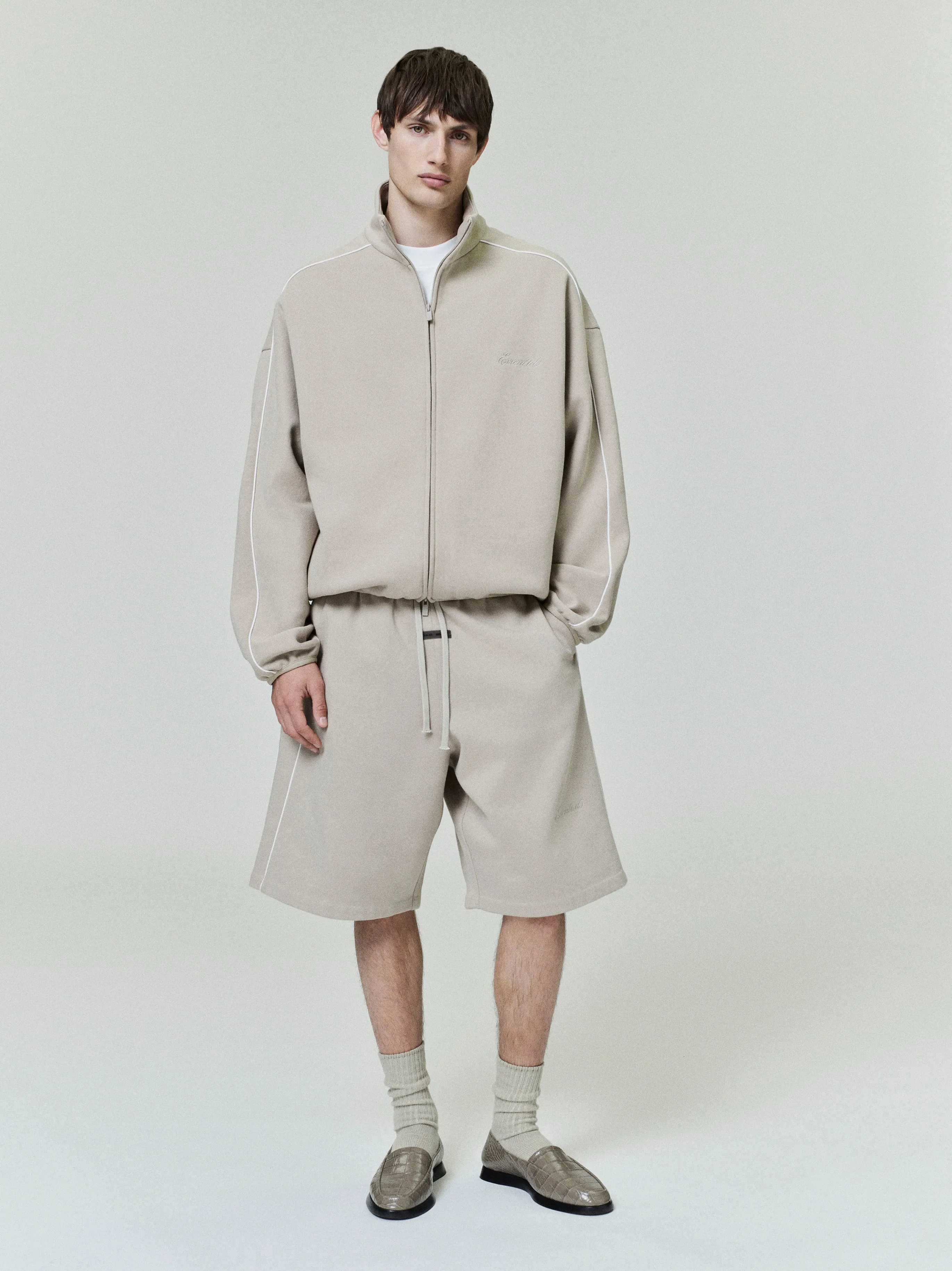 Modern Fleece Track Jacket With Piping sold by Fear of God