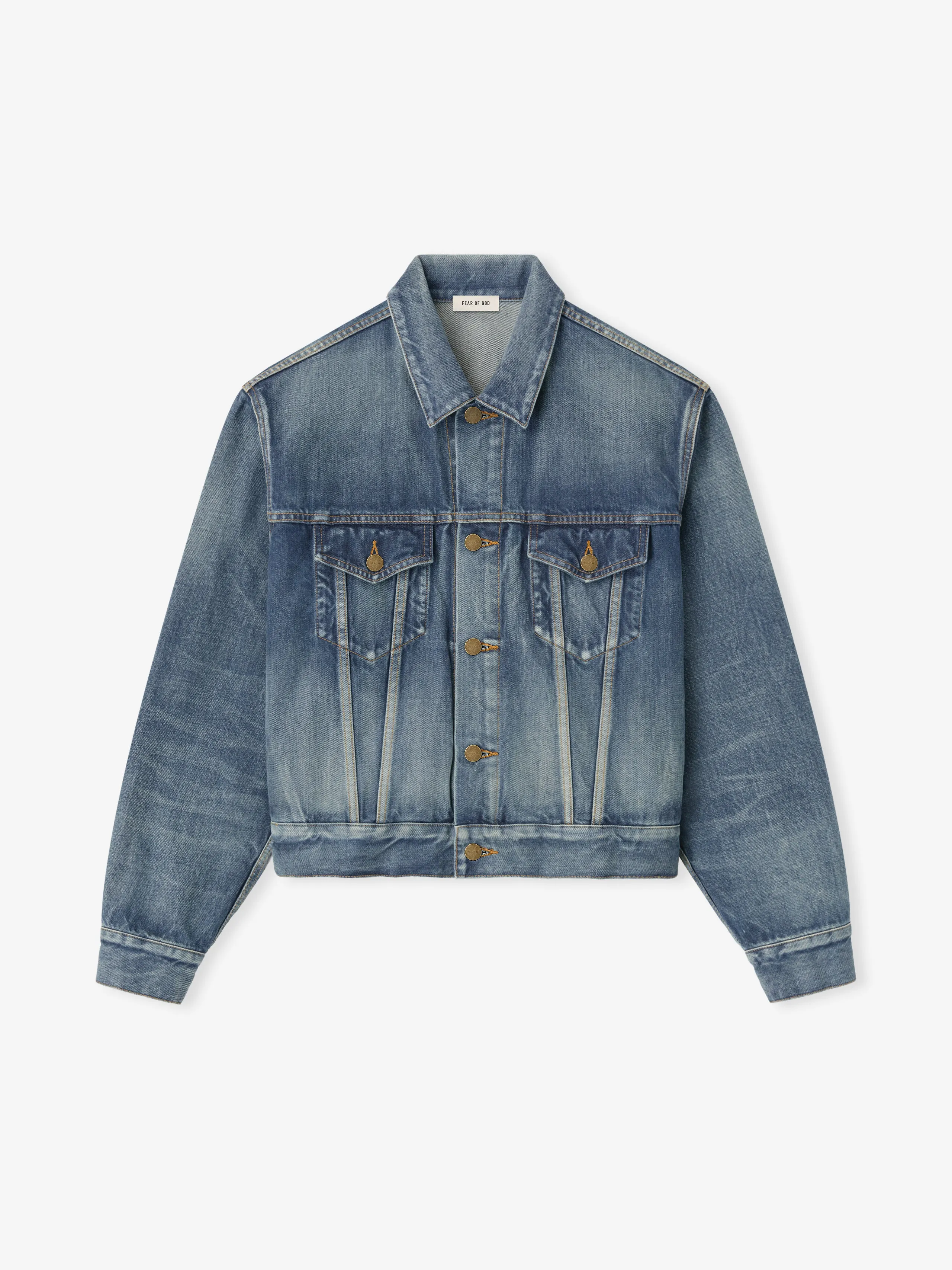 Denim Trucker Jacket sold by Fear of God product image thumbnail 4
