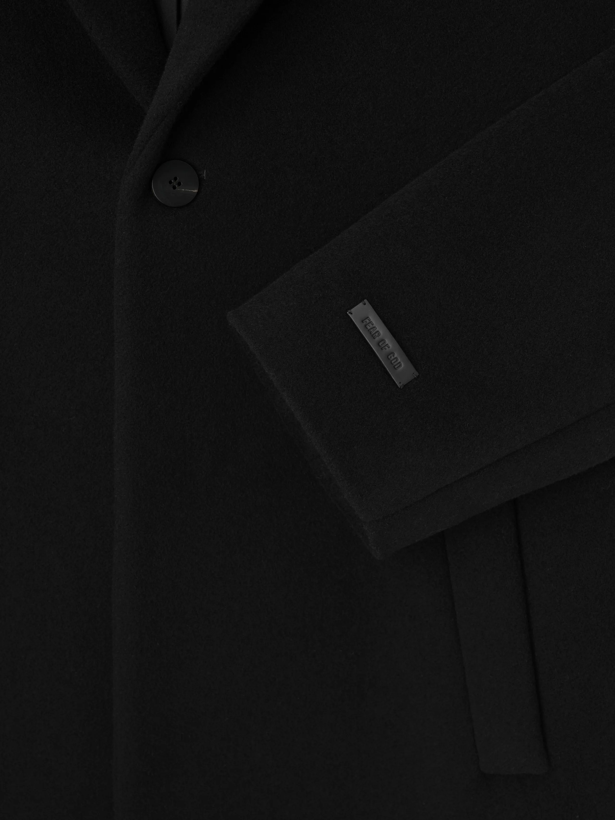 Melton Wool Relaxed Coat sold by Fear of God product image thumbnail 5