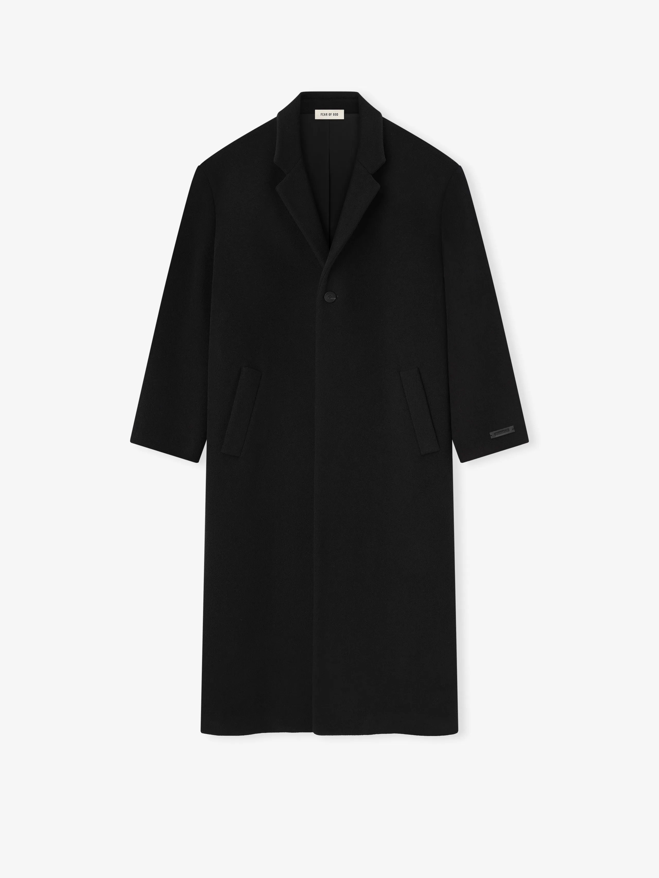 Melton Wool Relaxed Coat sold by Fear of God product image thumbnail 3