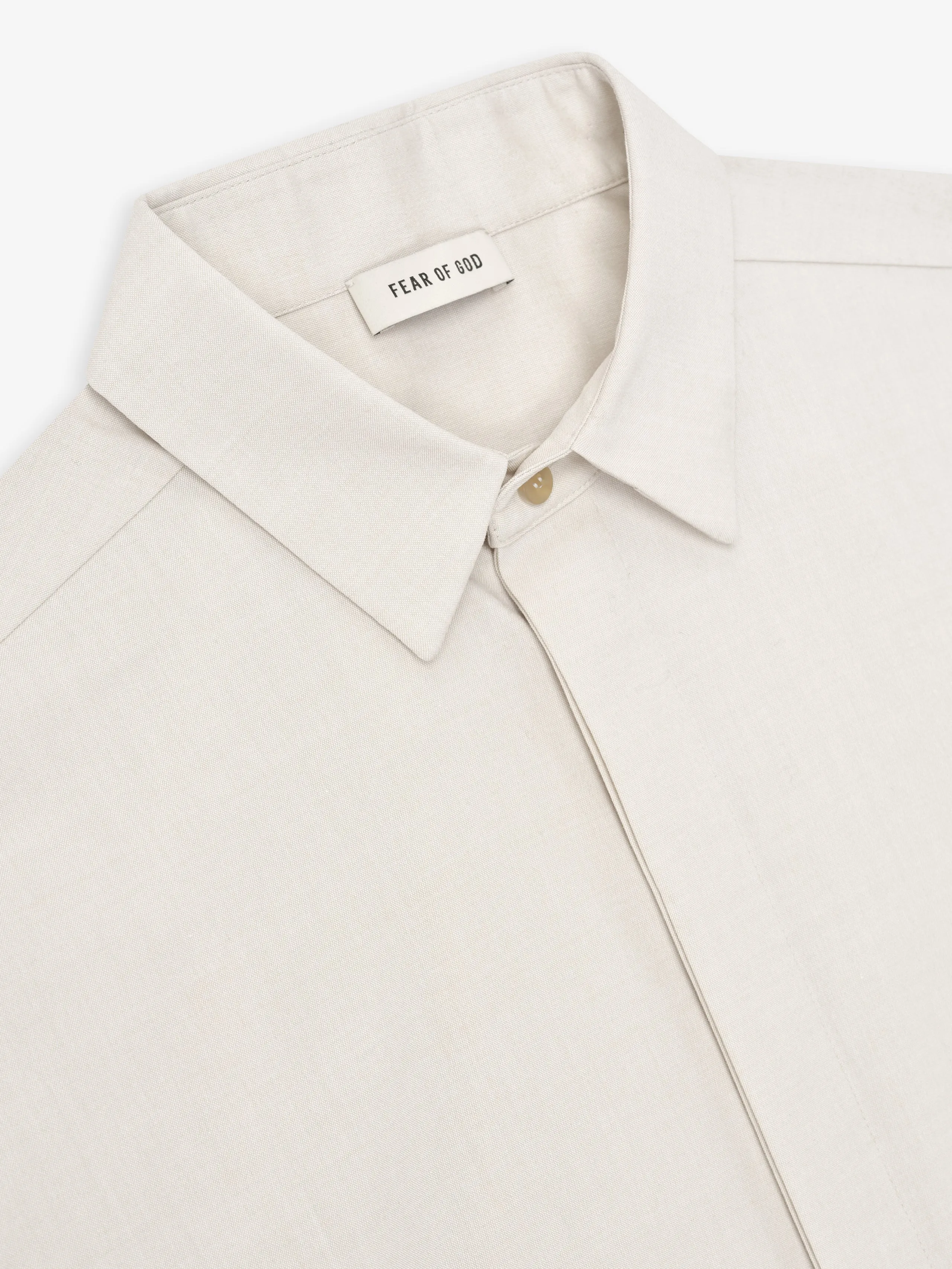 Cotton Wool Oxford Classic Short Sleeve Shirt sold by Fear of God product image thumbnail 4