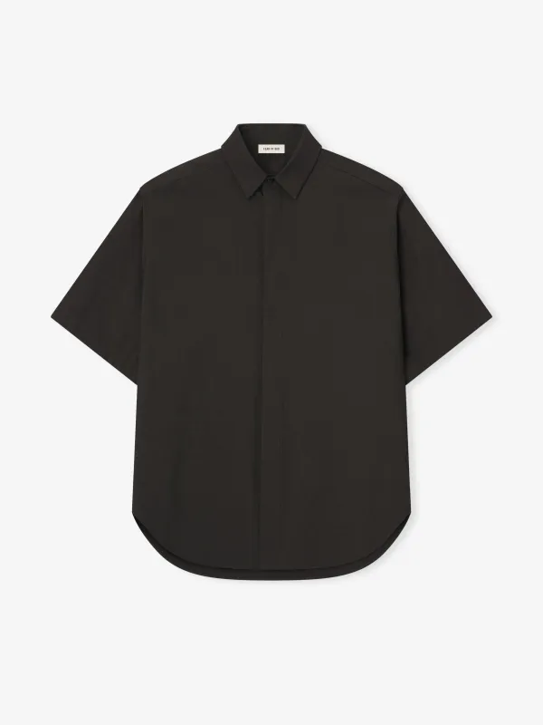 Cotton Wool Oxford Classic Short Sleeve Shirt sold by Fear of God