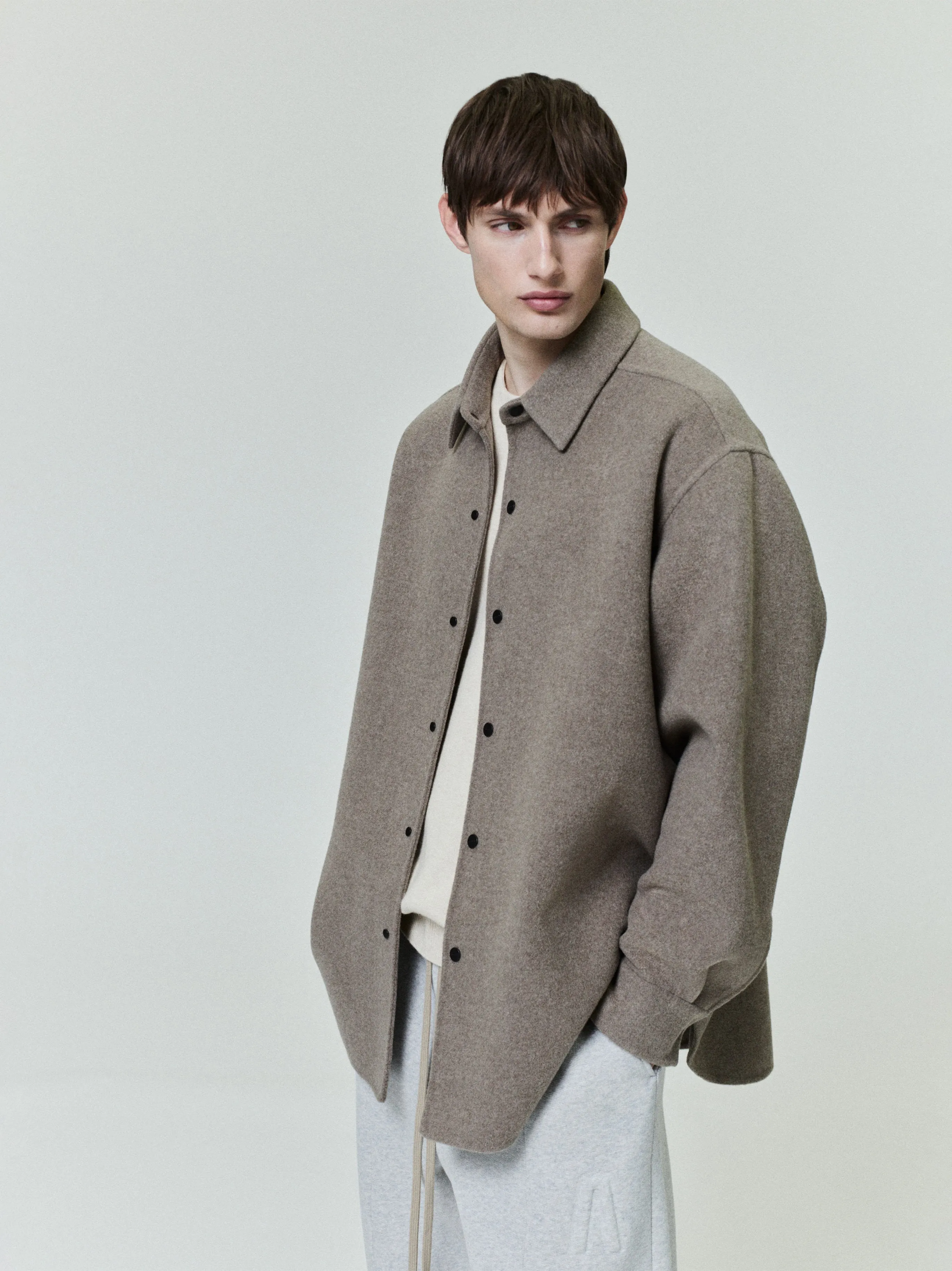 Wool Cashmere Overshirt sold by Fear of God