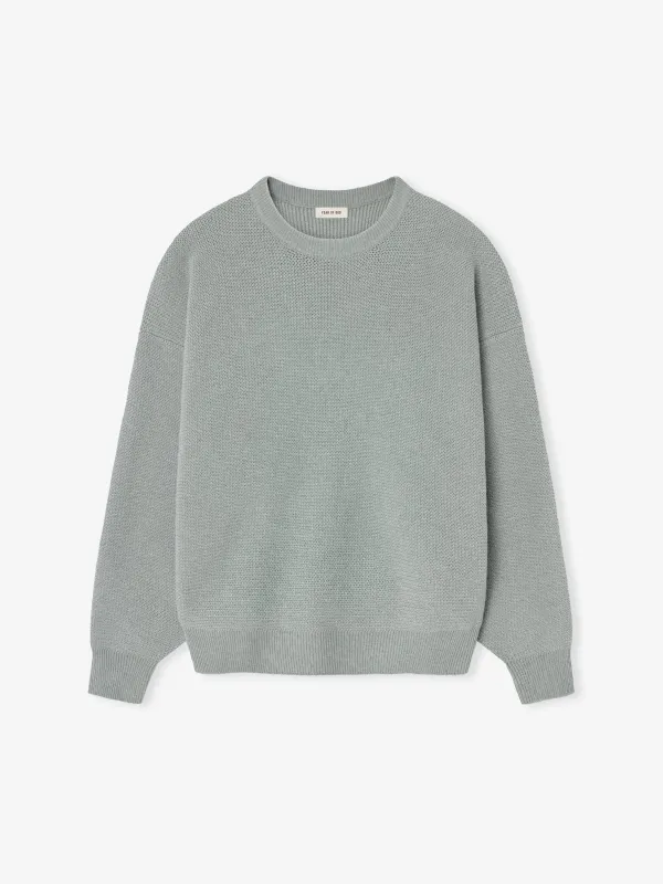 Wool Rib Crewneck Sweater made by Fear of God