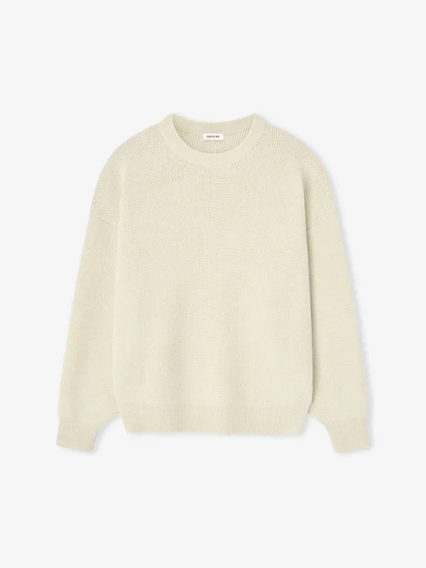Wool Rib Crewneck Sweater sold by Fear of God