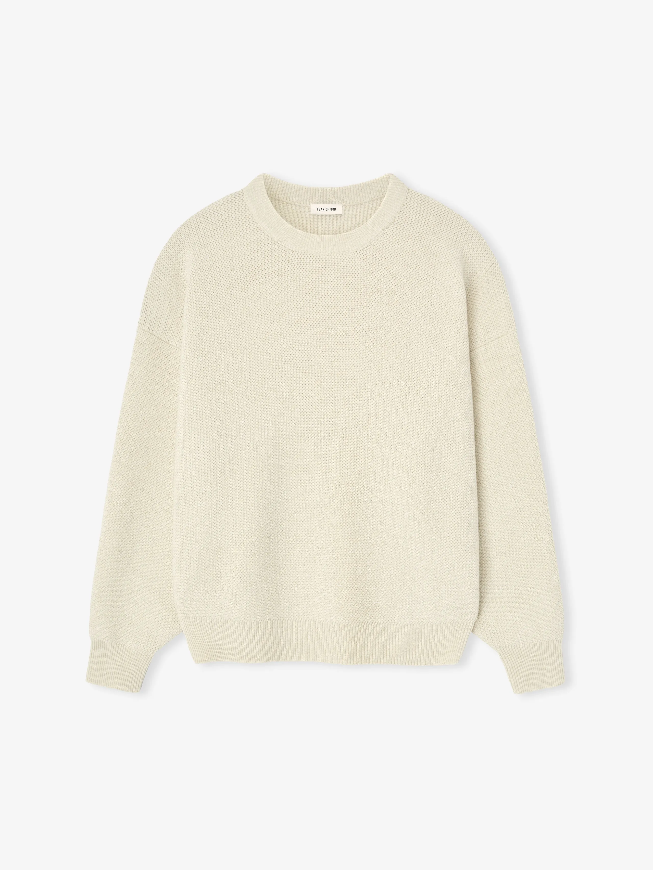 Wool Rib Crewneck Sweater sold by Fear of God