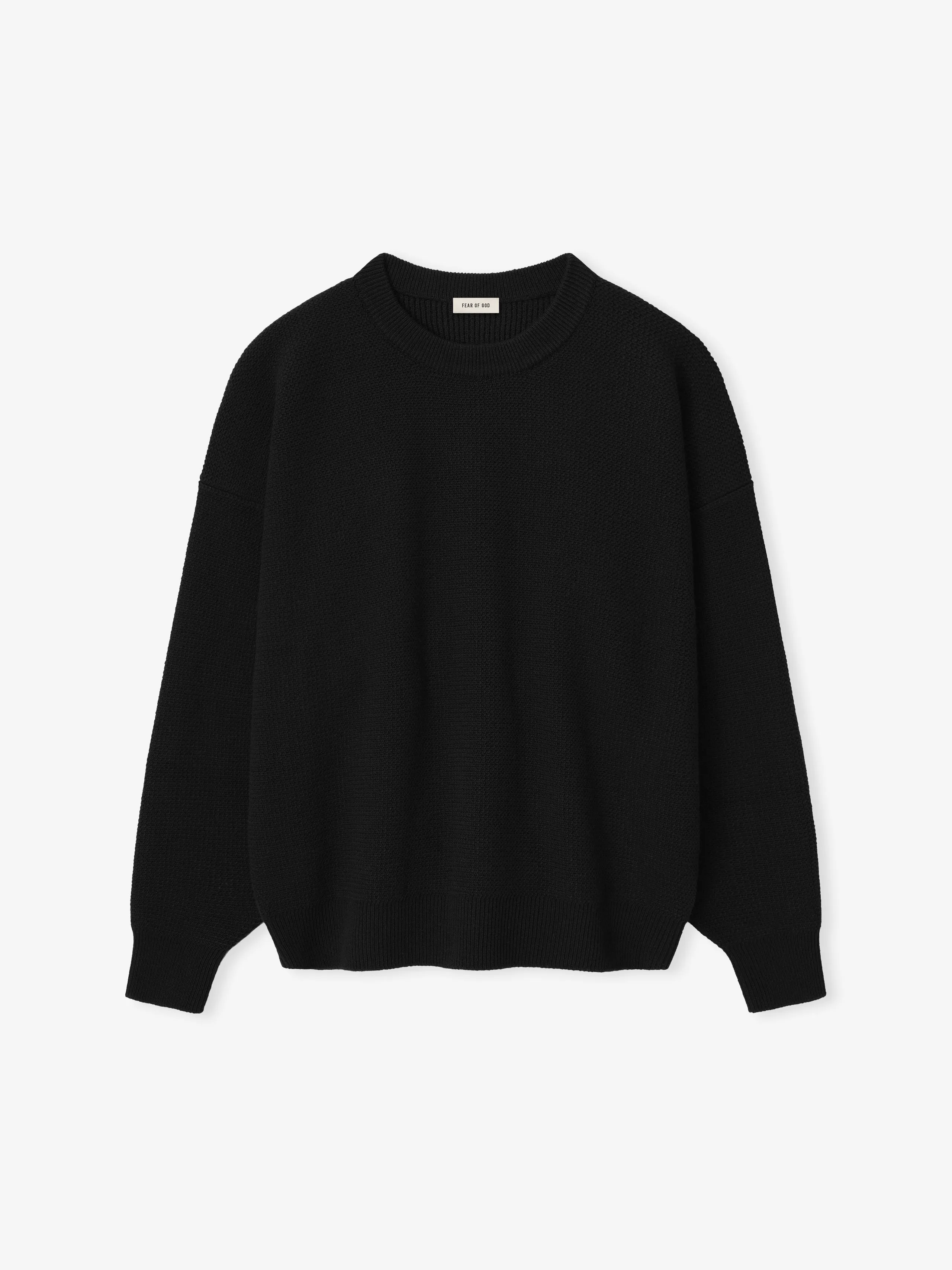 Wool Rib Crewneck Sweater sold by Fear of God