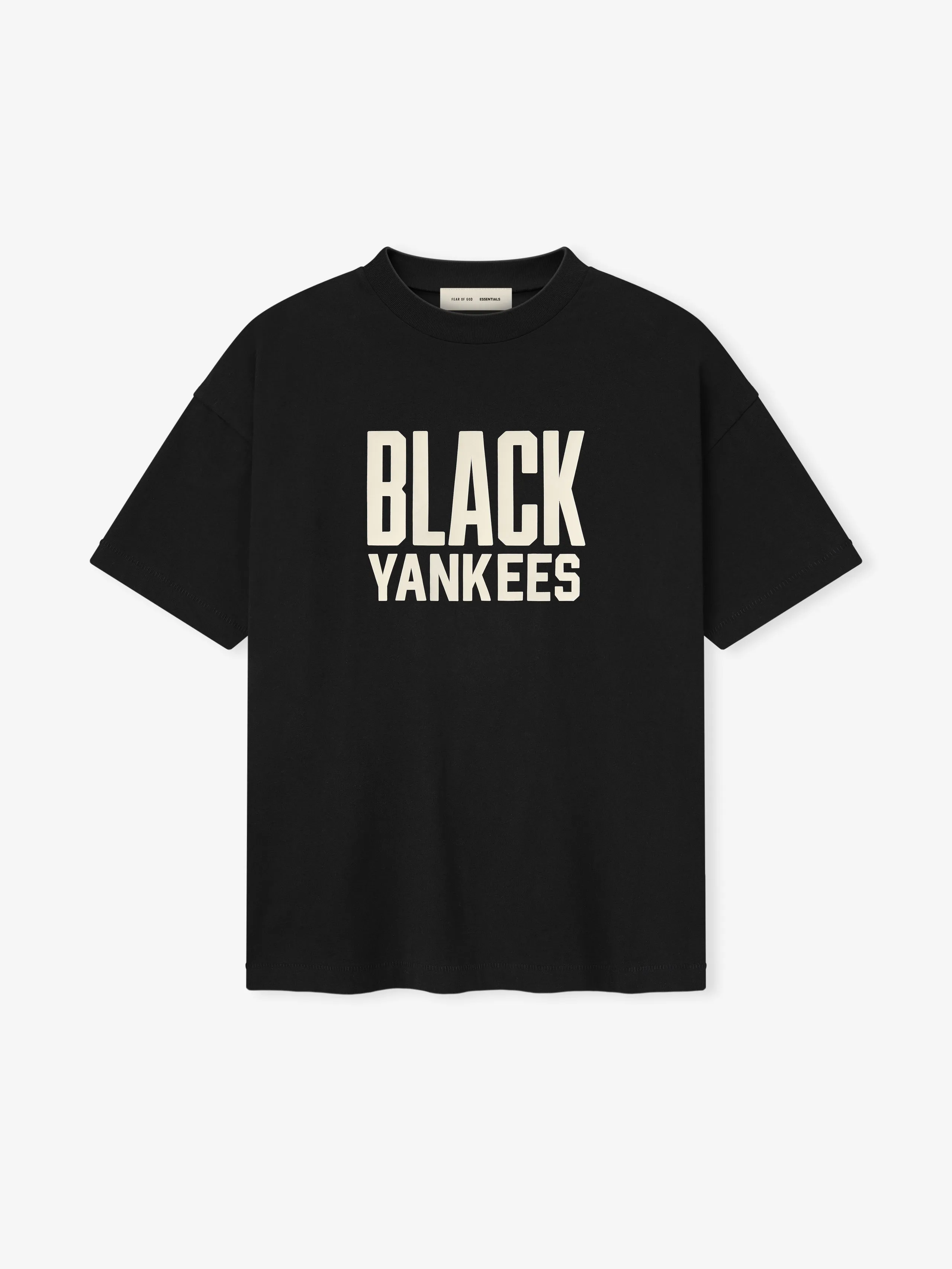 Essentials Black Yankees Tee sold by Fear of God