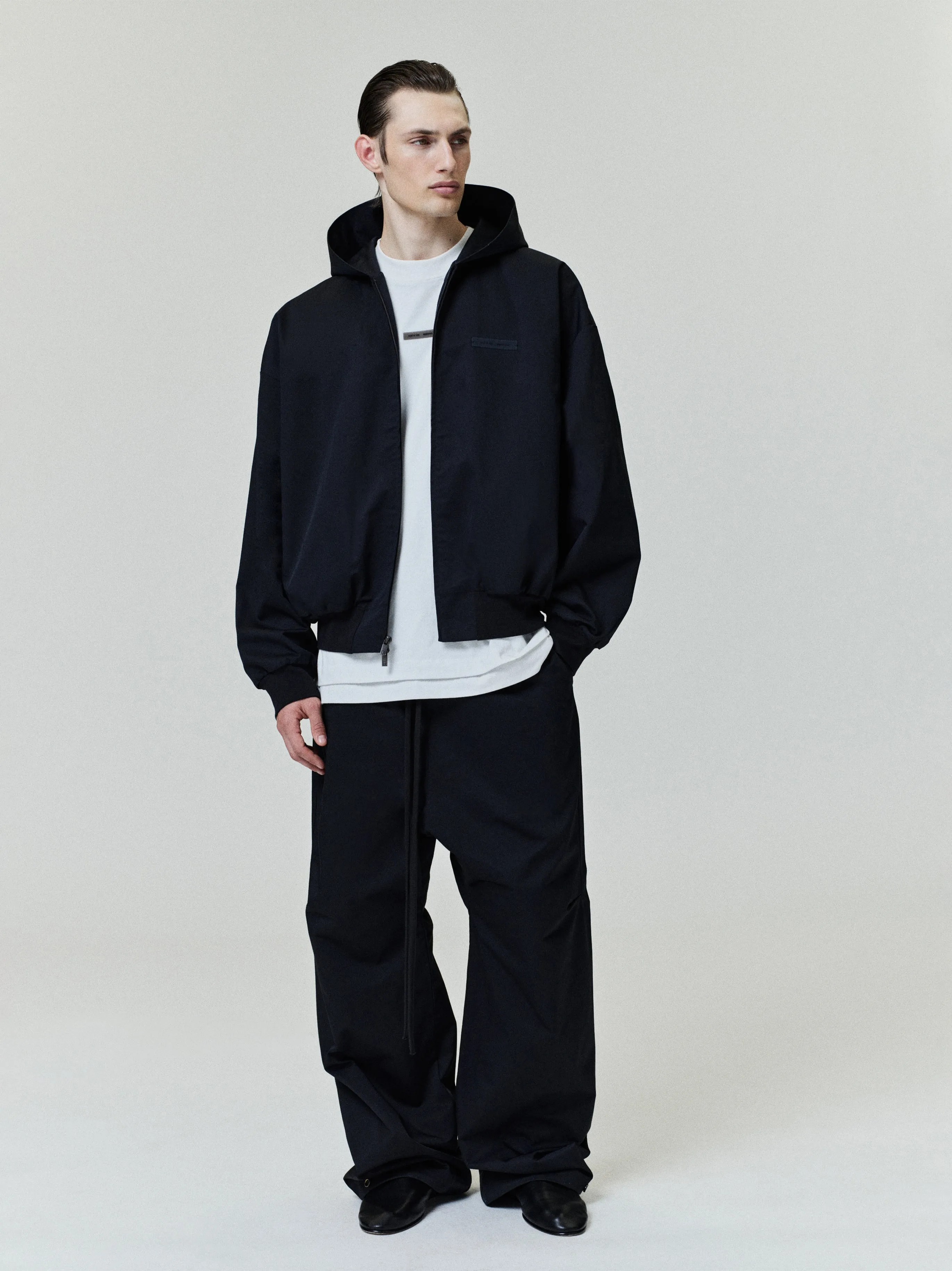 Twill Hooded Bomber sold by Fear of God