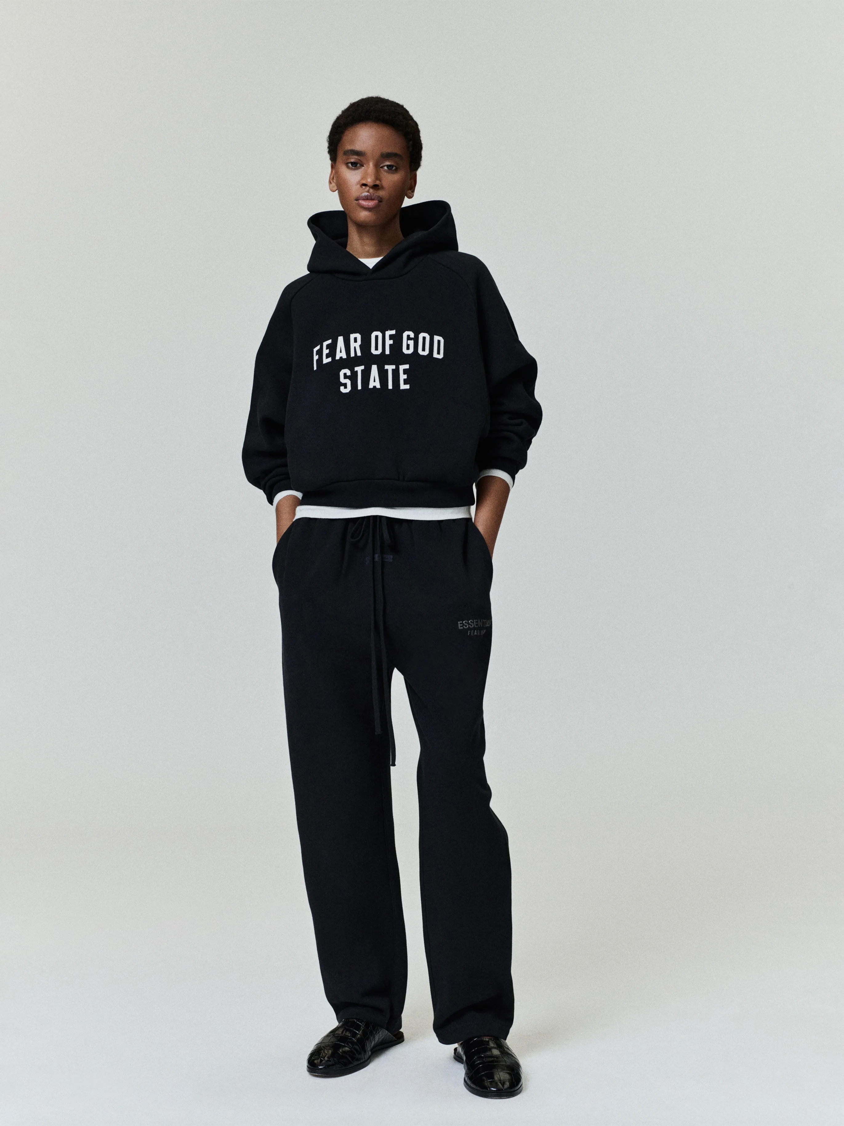 Womens Modern Fleece Raglan Hoodie sold by Fear of God product image thumbnail 2