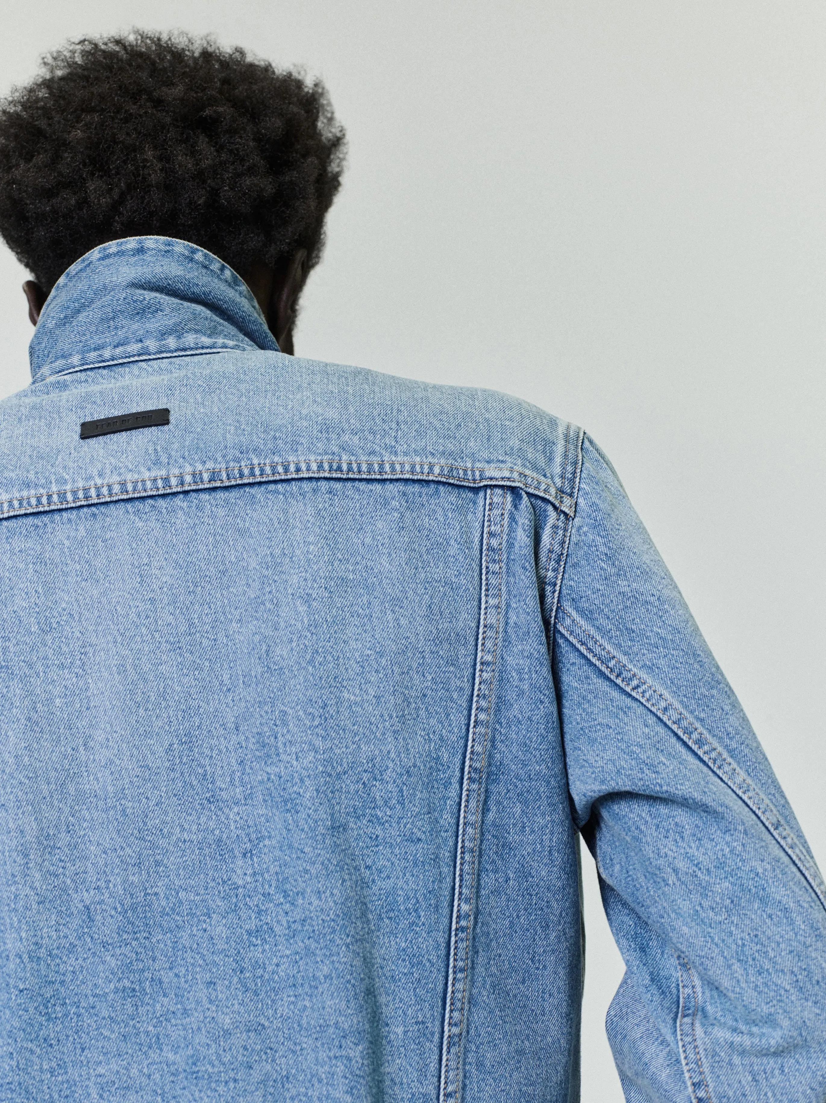 Denim Trucker Jacket sold by Fear of God product image thumbnail 3