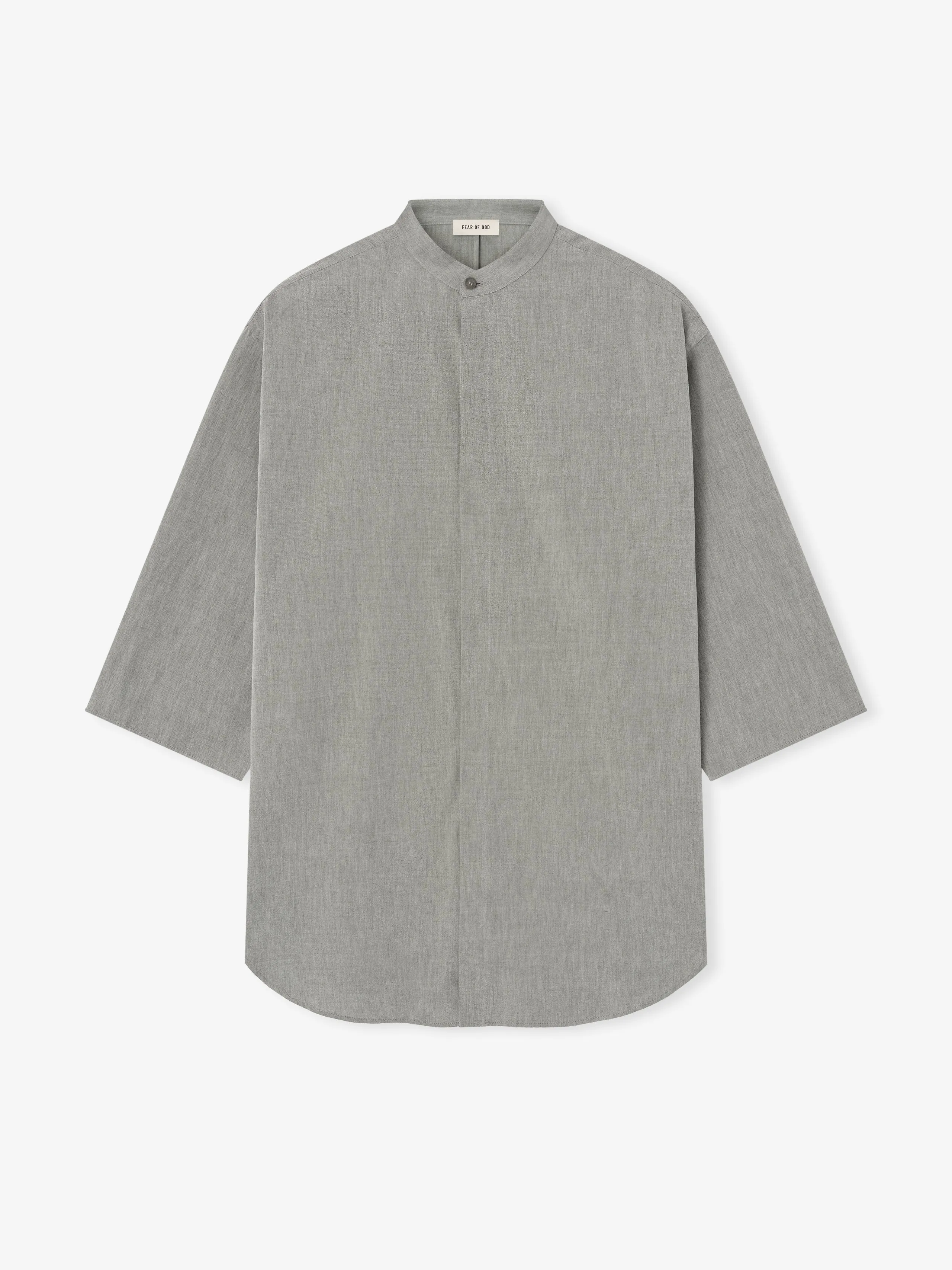 Band Collar Short Sleeve Shirt sold by Fear of God