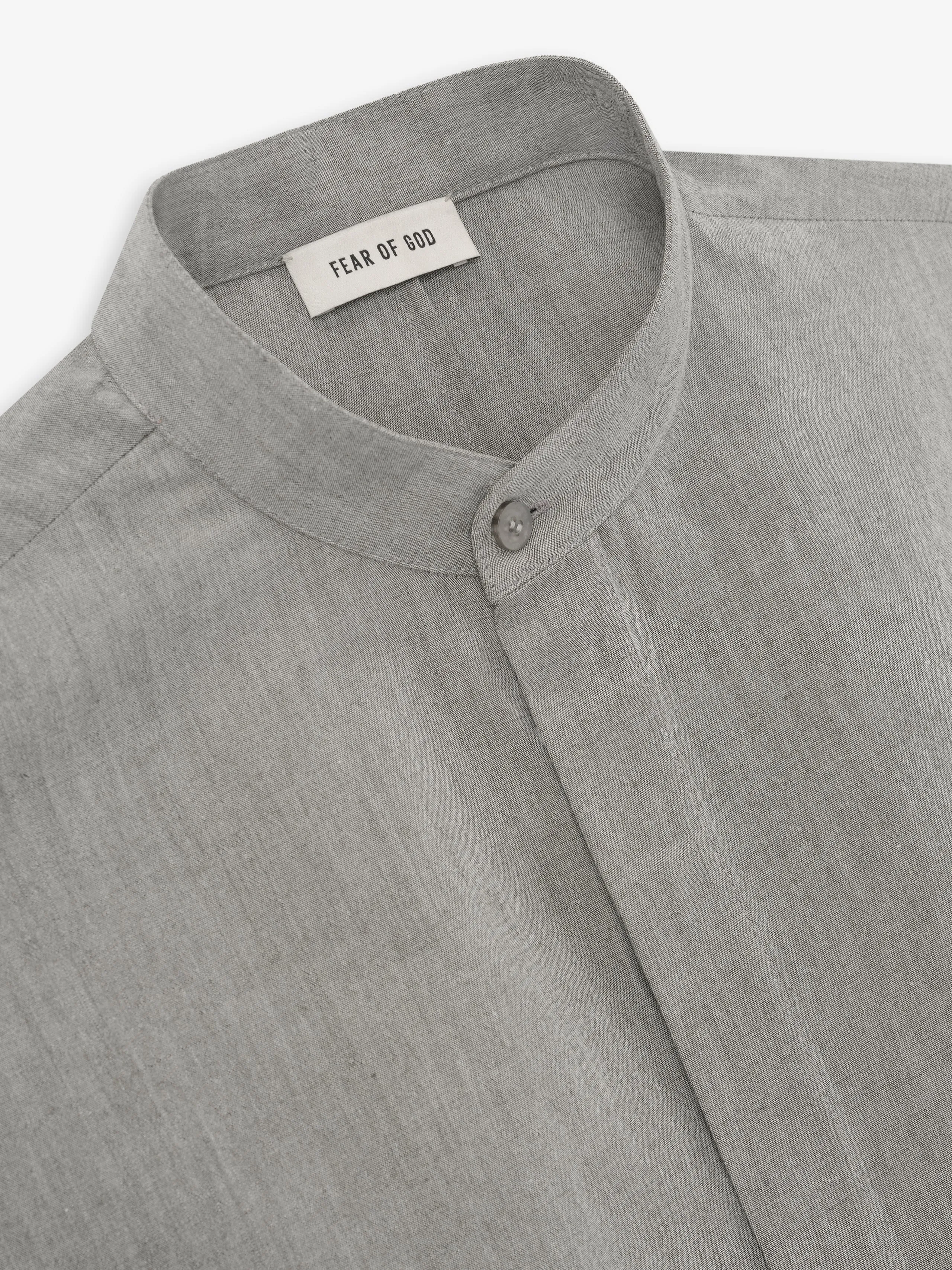 Band Collar Short Sleeve Shirt sold by Fear of God product image thumbnail 3