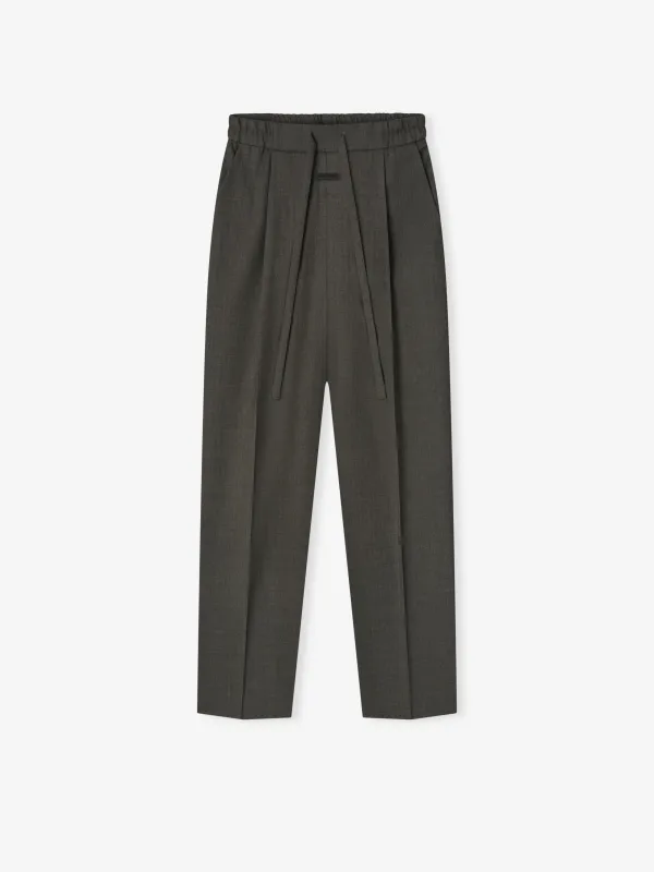 Wool Chevron Drawstring Straight Pant sold by Fear of God