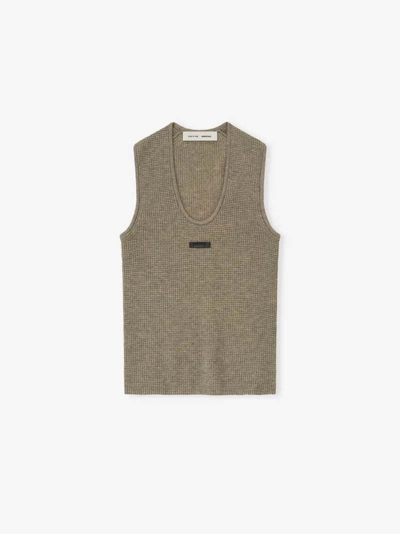 Womens Waffle Tank sold by Fear of God