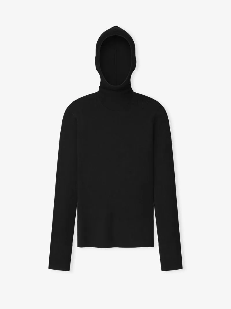 Womens Long Sleeve Hooded Rib Top sold by Fear of God