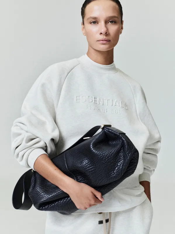 Womens Embossed 90s Raglan Crewneck Sweatshirt made by Essentials