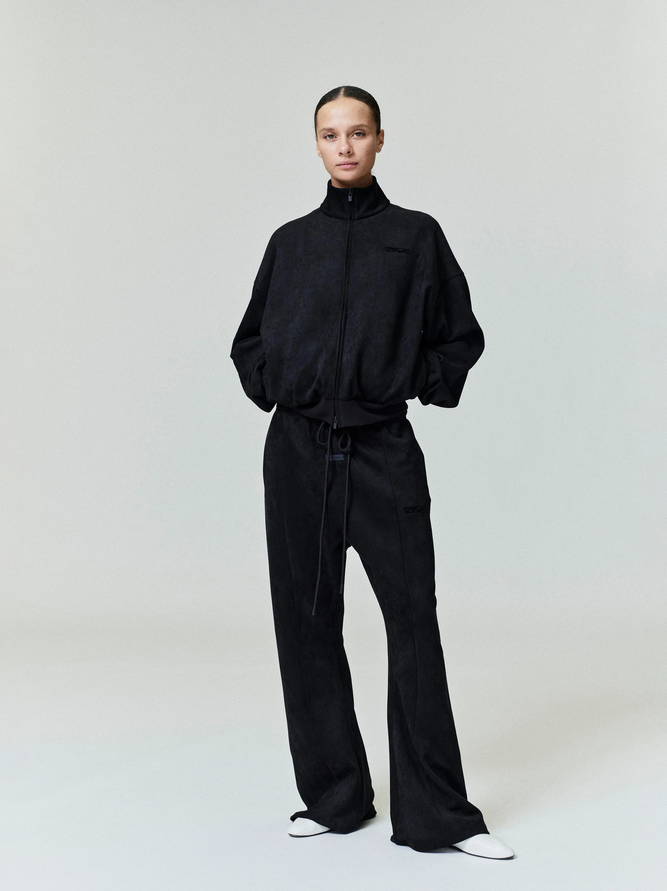 Womens Suede Fleece Flare Sweatpant sold by Fear of God product image thumbnail 3