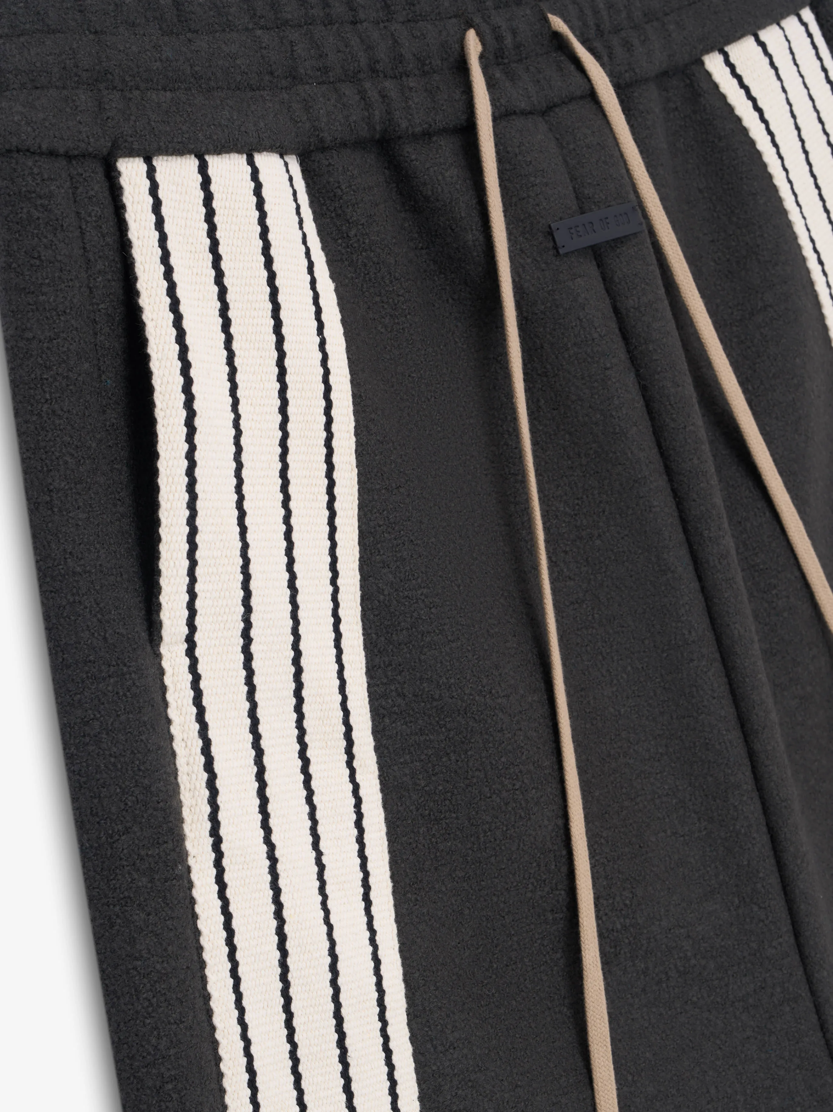 Boiled Wool Striped Relaxed Short sold by Fear of God product image thumbnail 3