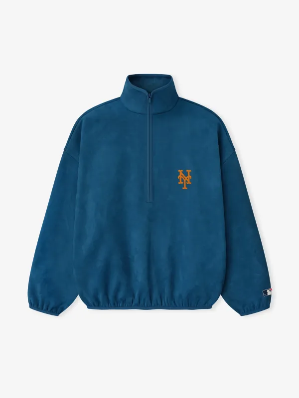 Mets Suede Fleece Modern Half Zip sold by Fear of God