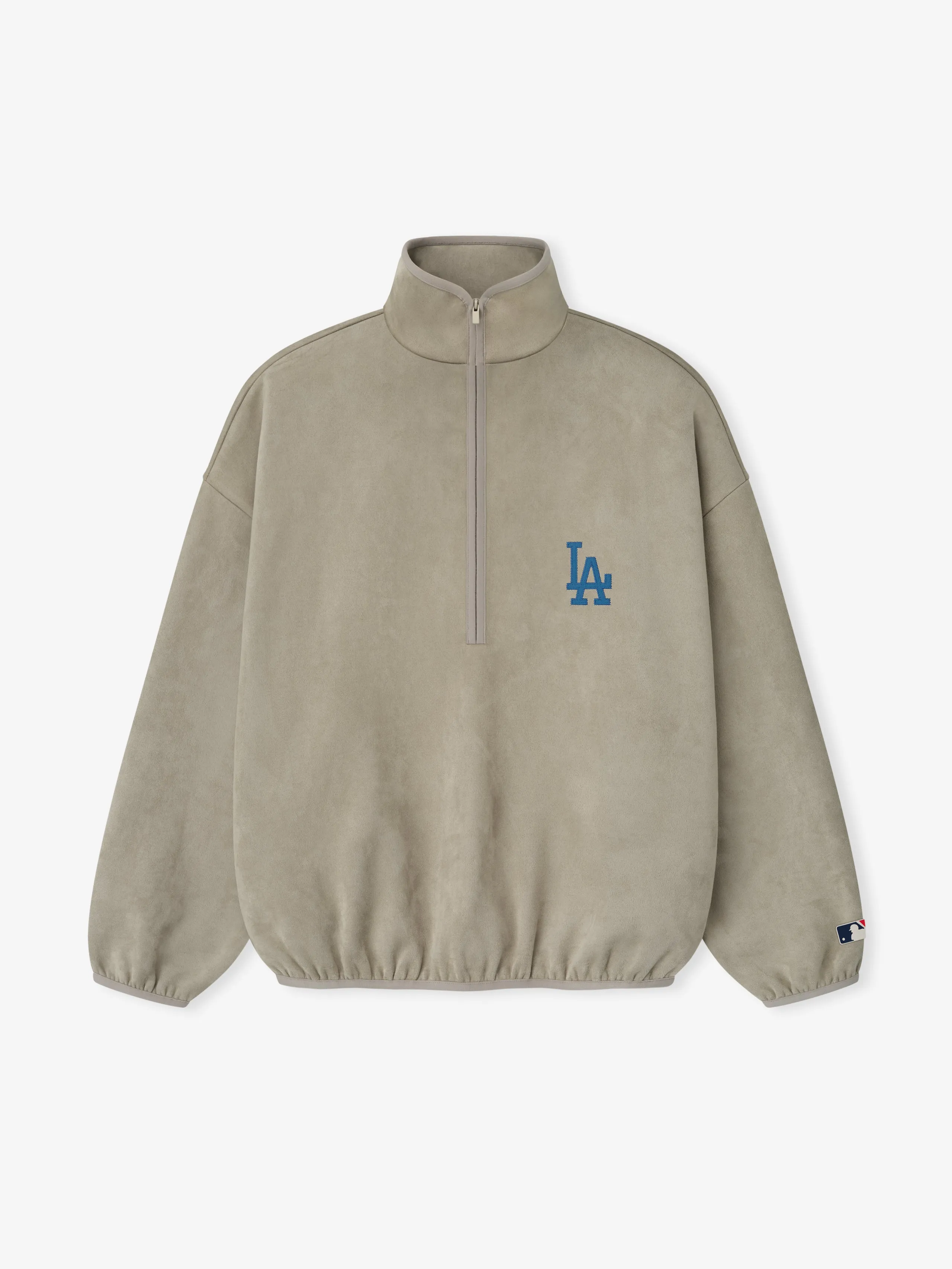 Dodgers Suede Fleece Modern Half Zip sold by Fear of God