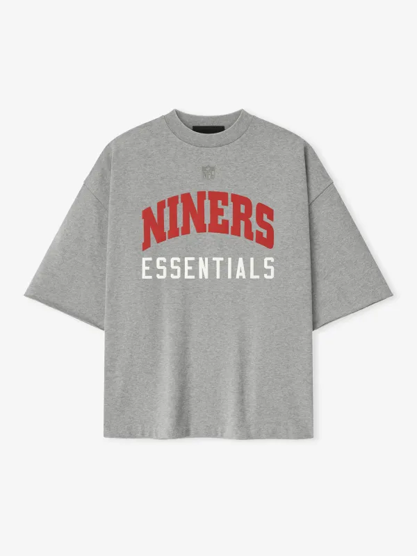 Forty Niners 90s 3/4 Sleeve Football Tee made by Essentials