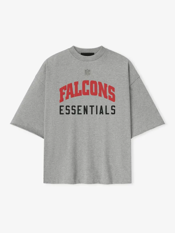 Falcons 90s 3/4 Sleeve Football Tee made by Essentials