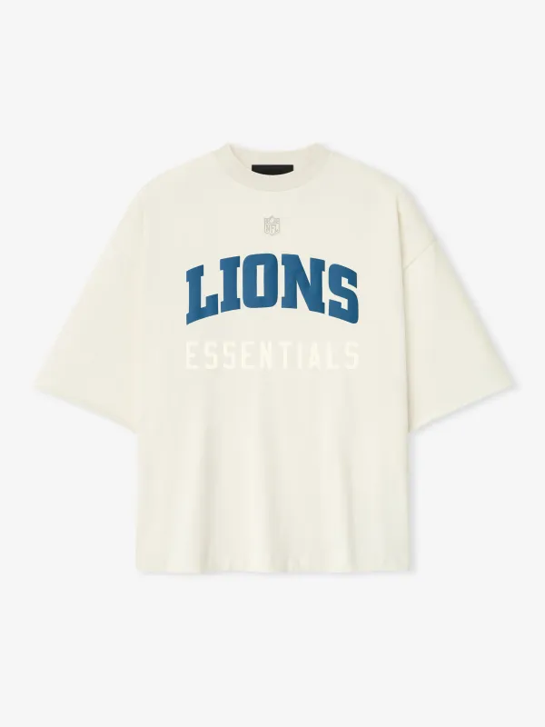Lions 90s 3/4 Sleeve Football Tee made by Essentials