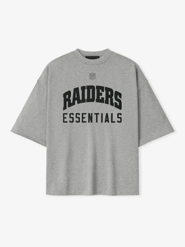 Raiders 90s 3/4 Sleeve Football Tee made by Essentials