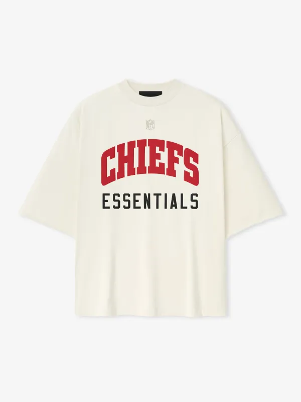 Chiefs 90s 3/4 Sleeve Football Tee made by Essentials