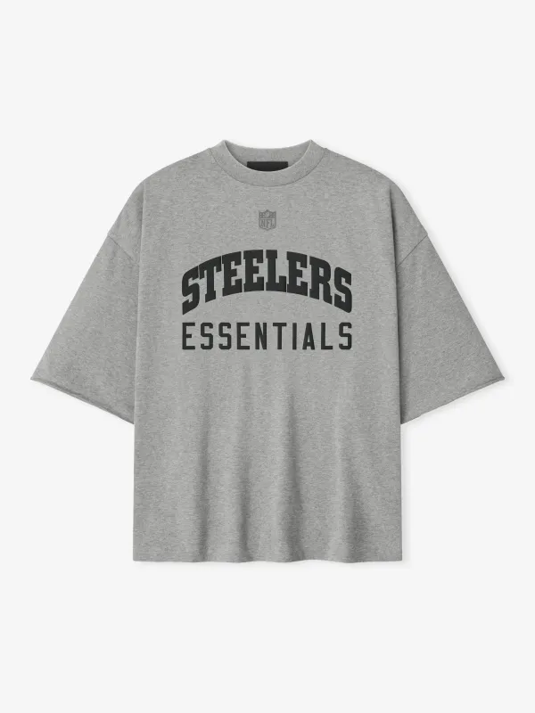 Steelers 90s 3/4 Sleeve Football Tee made by Essentials